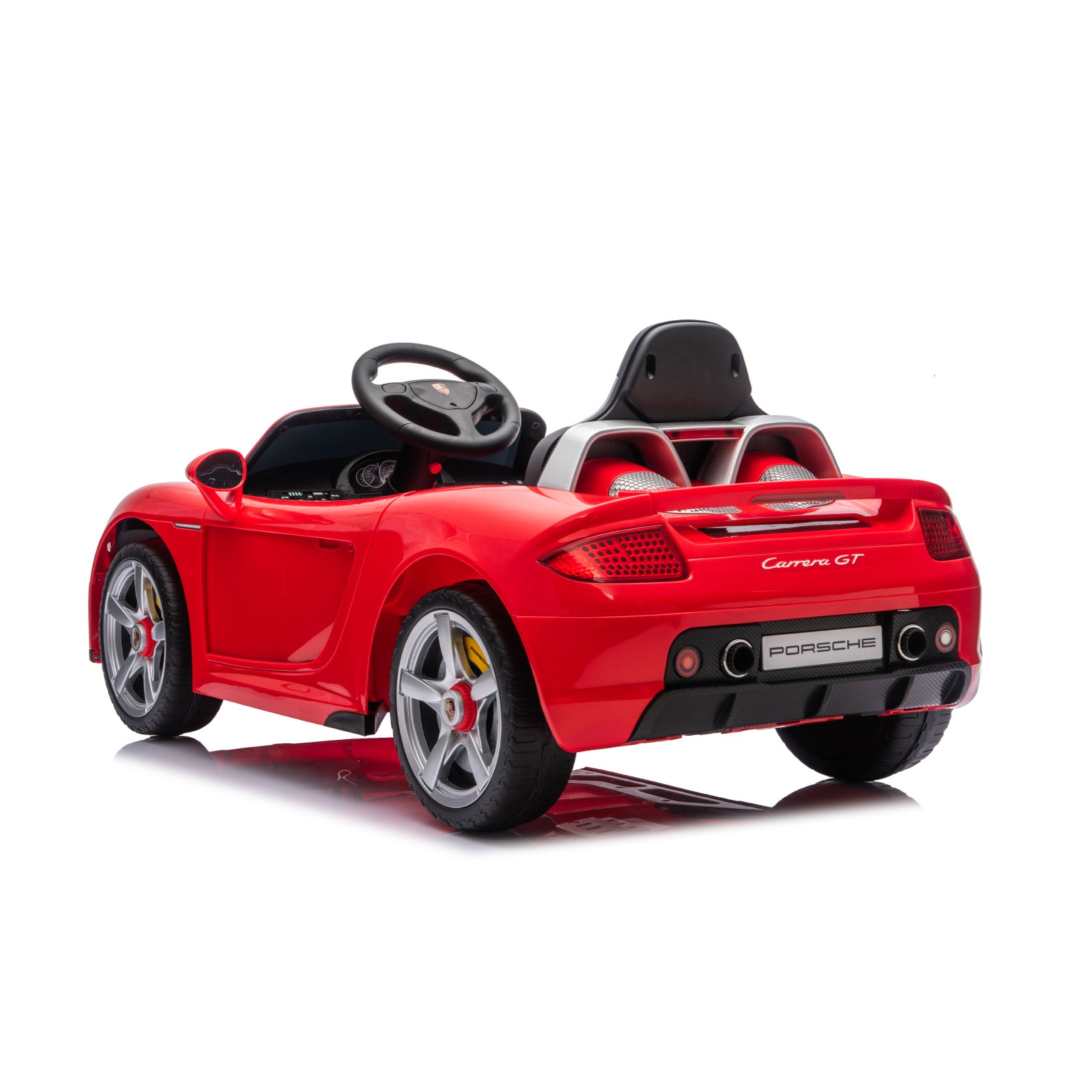 Електрическа кола Chipolino Porsche Carrera GT LUX, червена — снимка 5