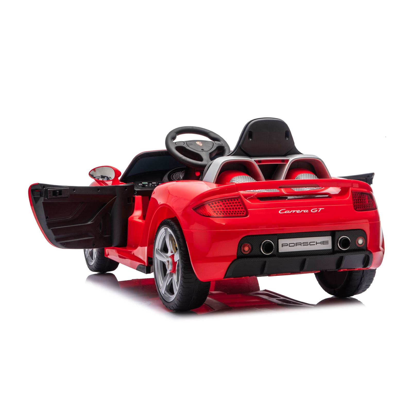Електрическа кола Chipolino Porsche Carrera GT LUX, червена — снимка 8