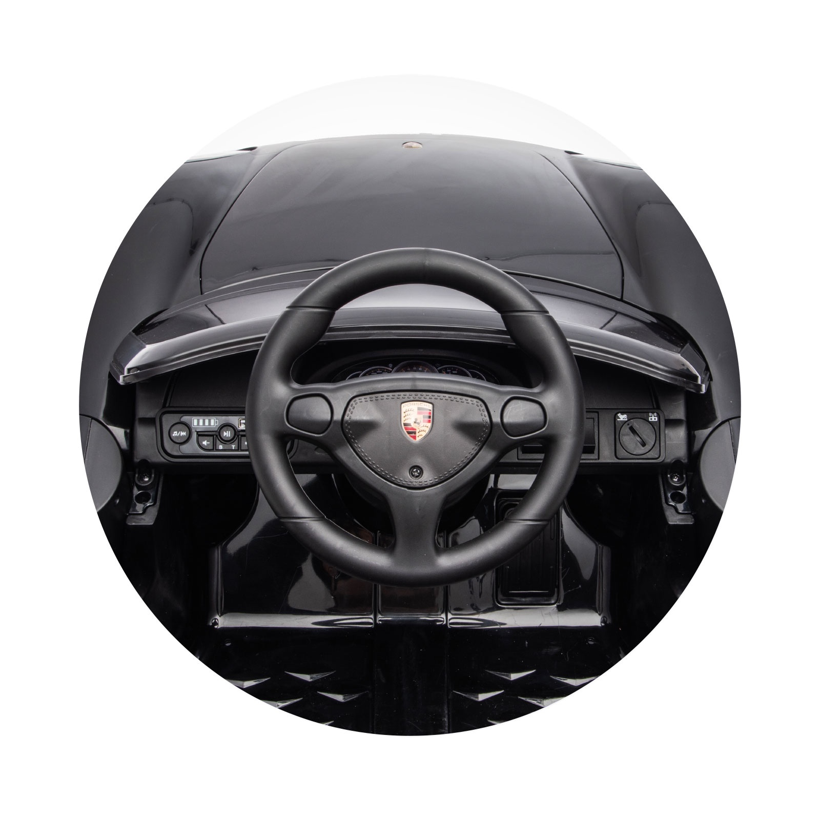 Електрическа кола Chipolino Porsche Carrera GT LUX, черна — снимка 11