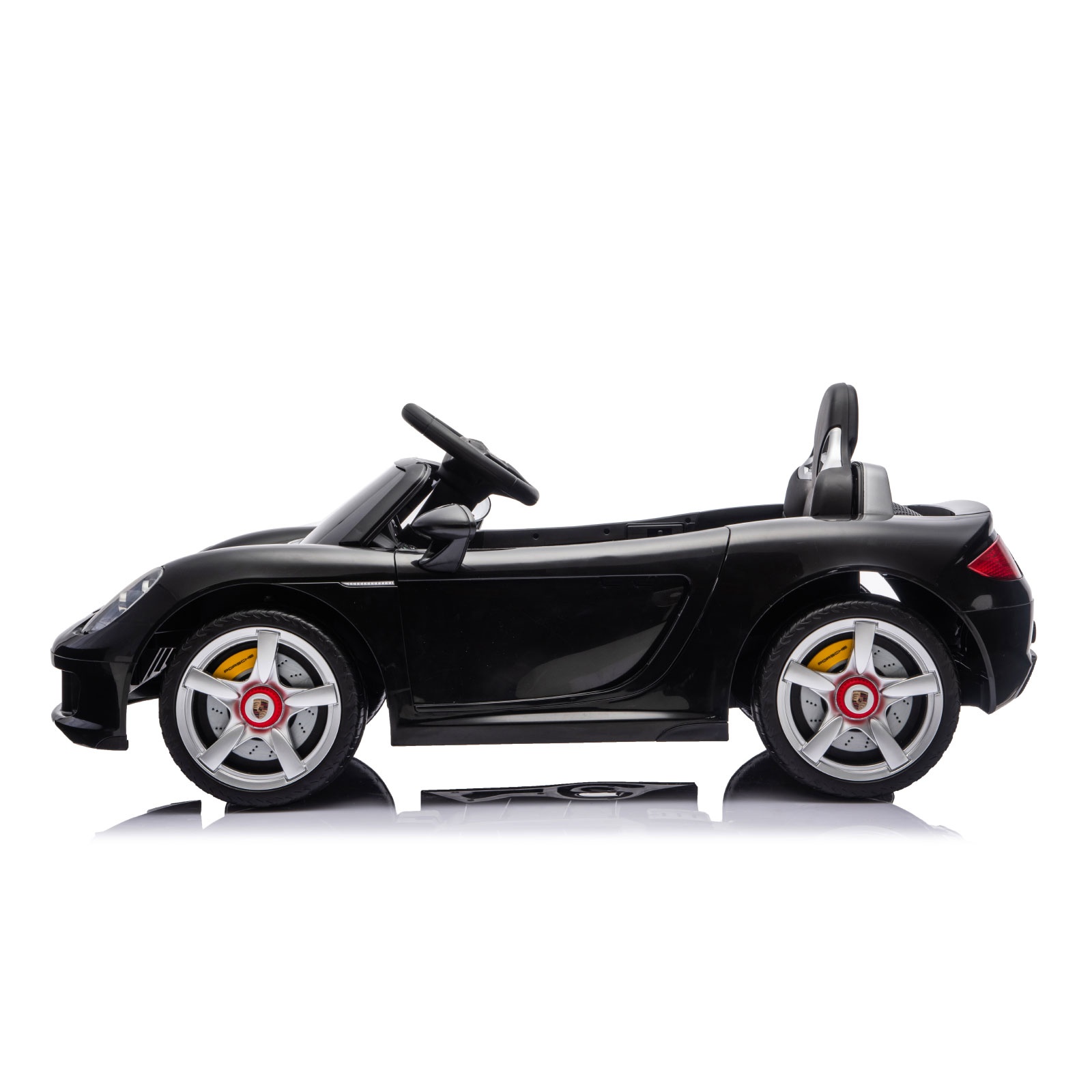 Електрическа кола Chipolino Porsche Carrera GT LUX, черна — снимка 4