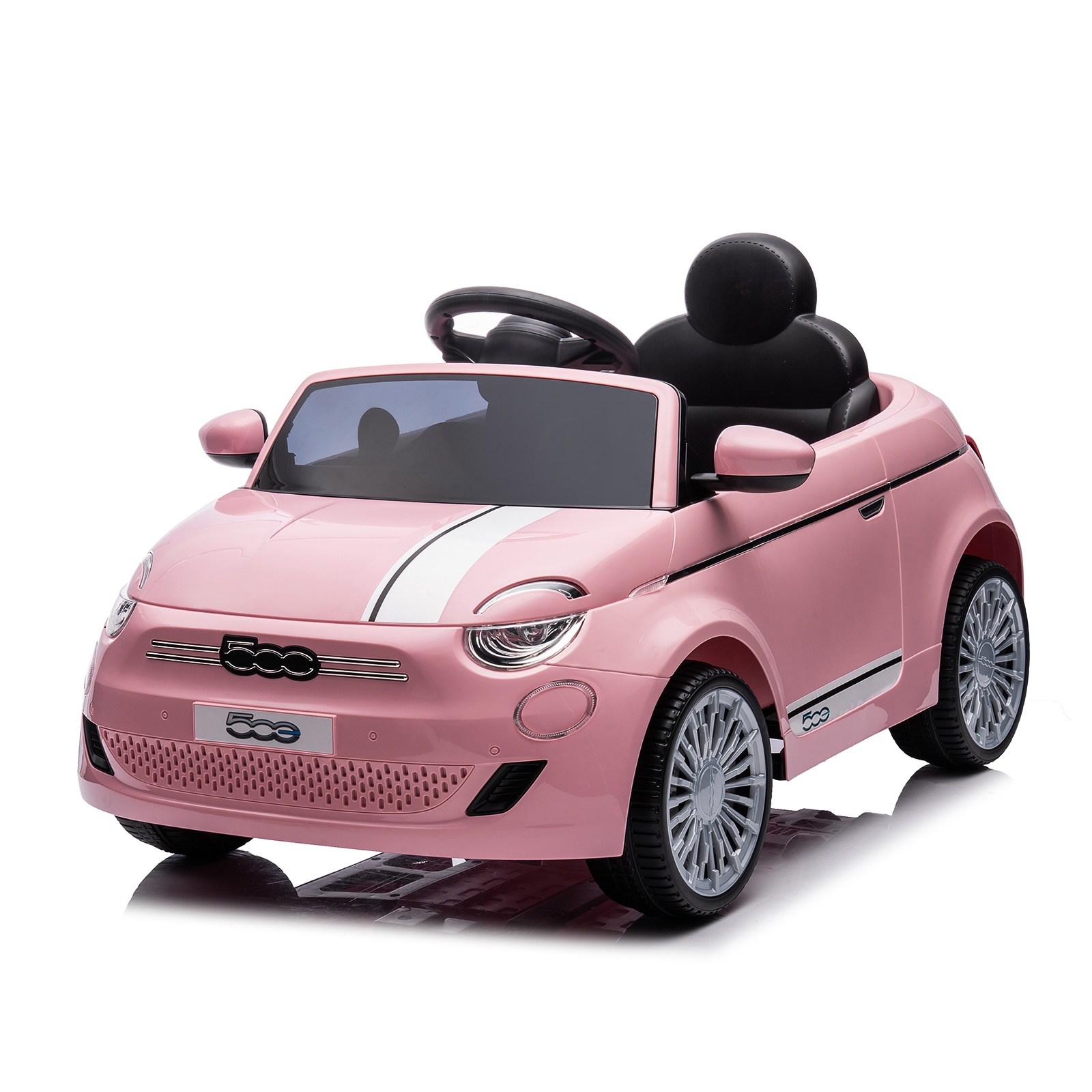 Електрическа кола Chipolino Fiat 500, розова