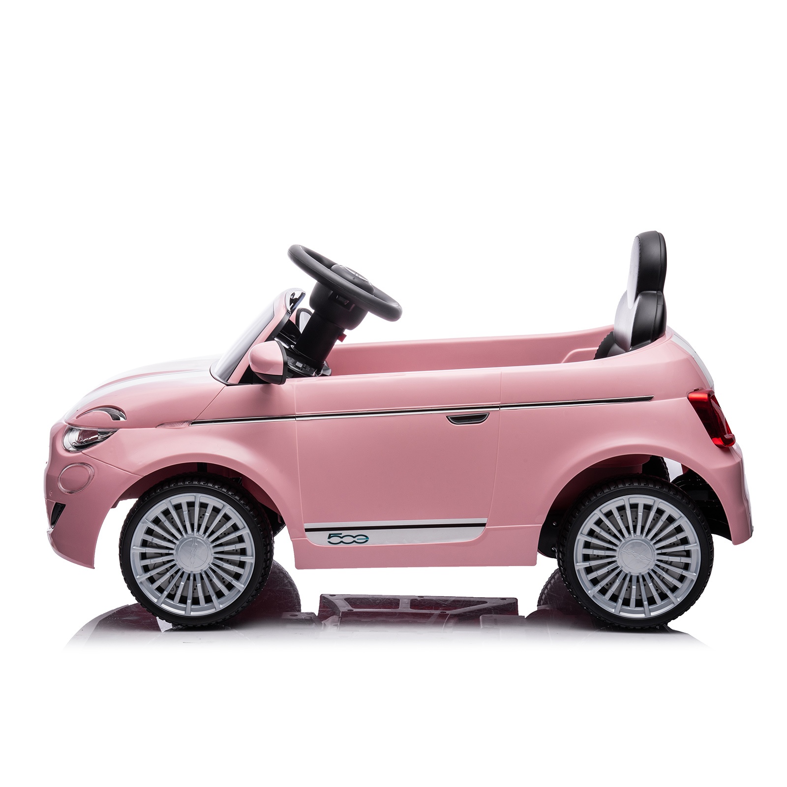 Електрическа кола Chipolino Fiat 500, розова