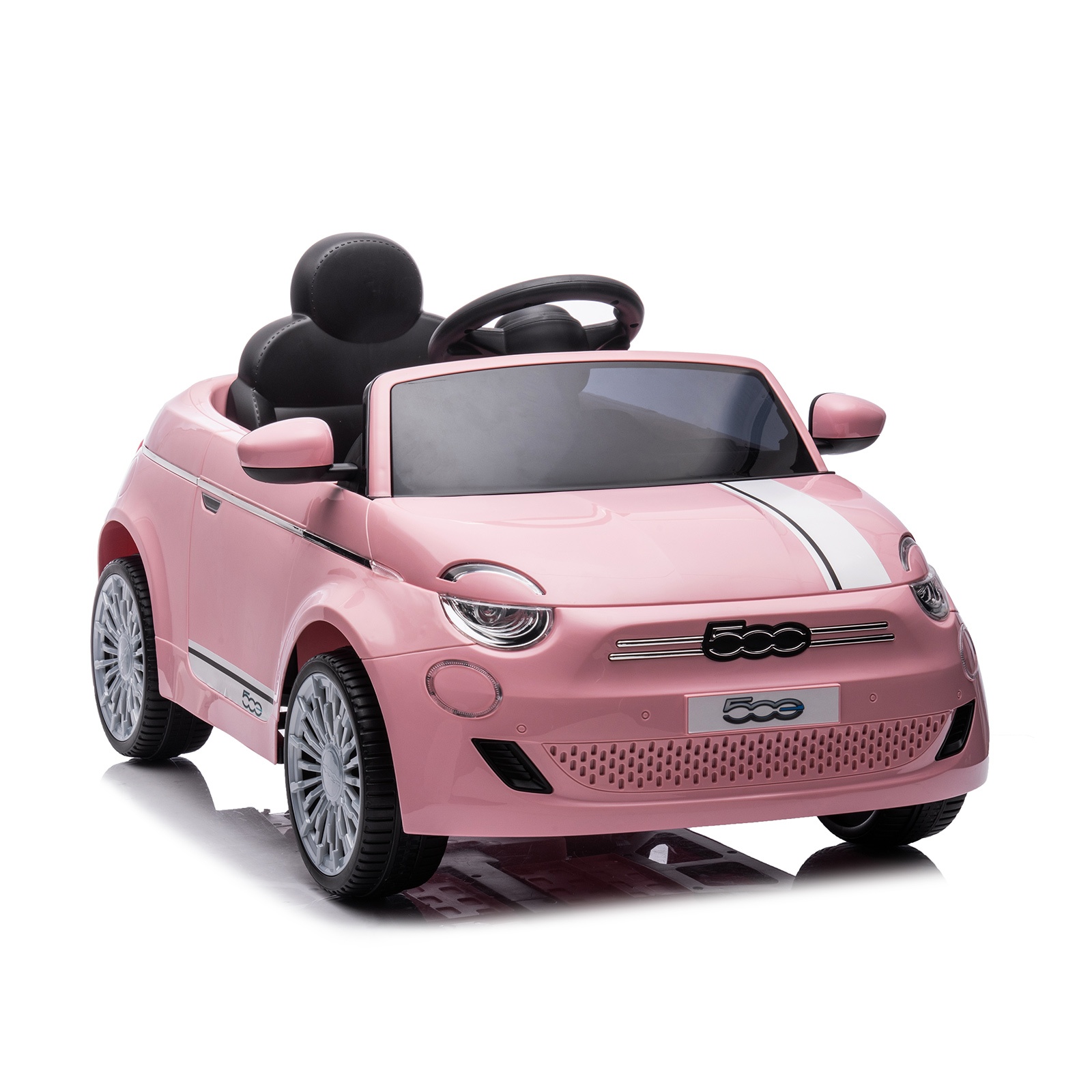 Електрическа кола Chipolino Fiat 500, розова