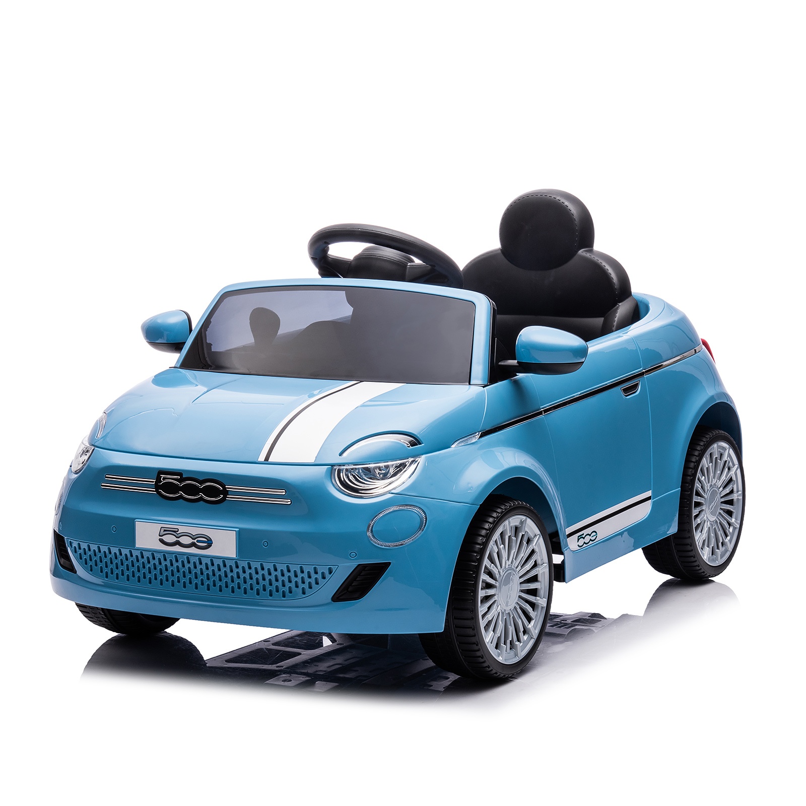 Електрическа кола Chipolino Fiat 500, синя