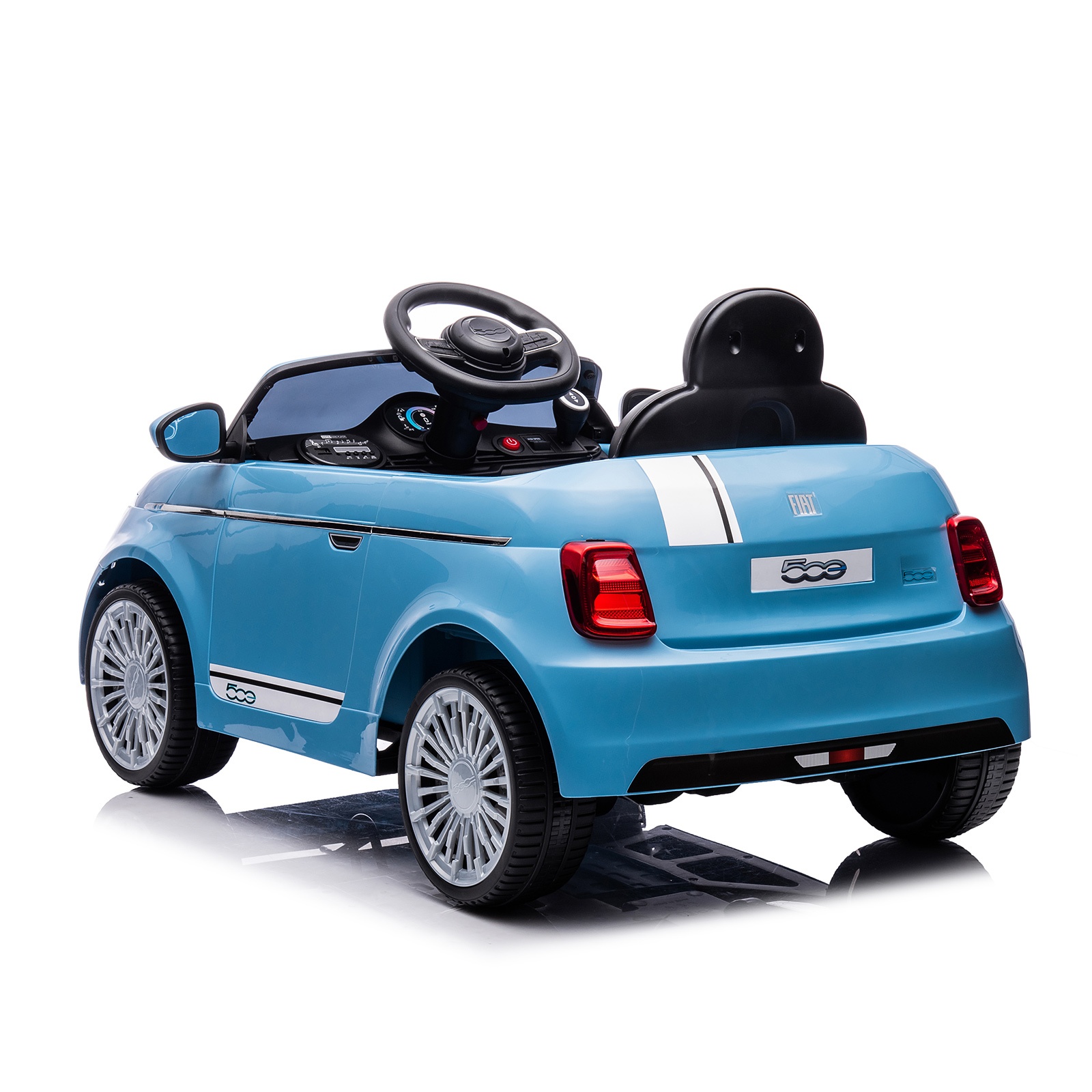 Електрическа кола Chipolino Fiat 500, синя