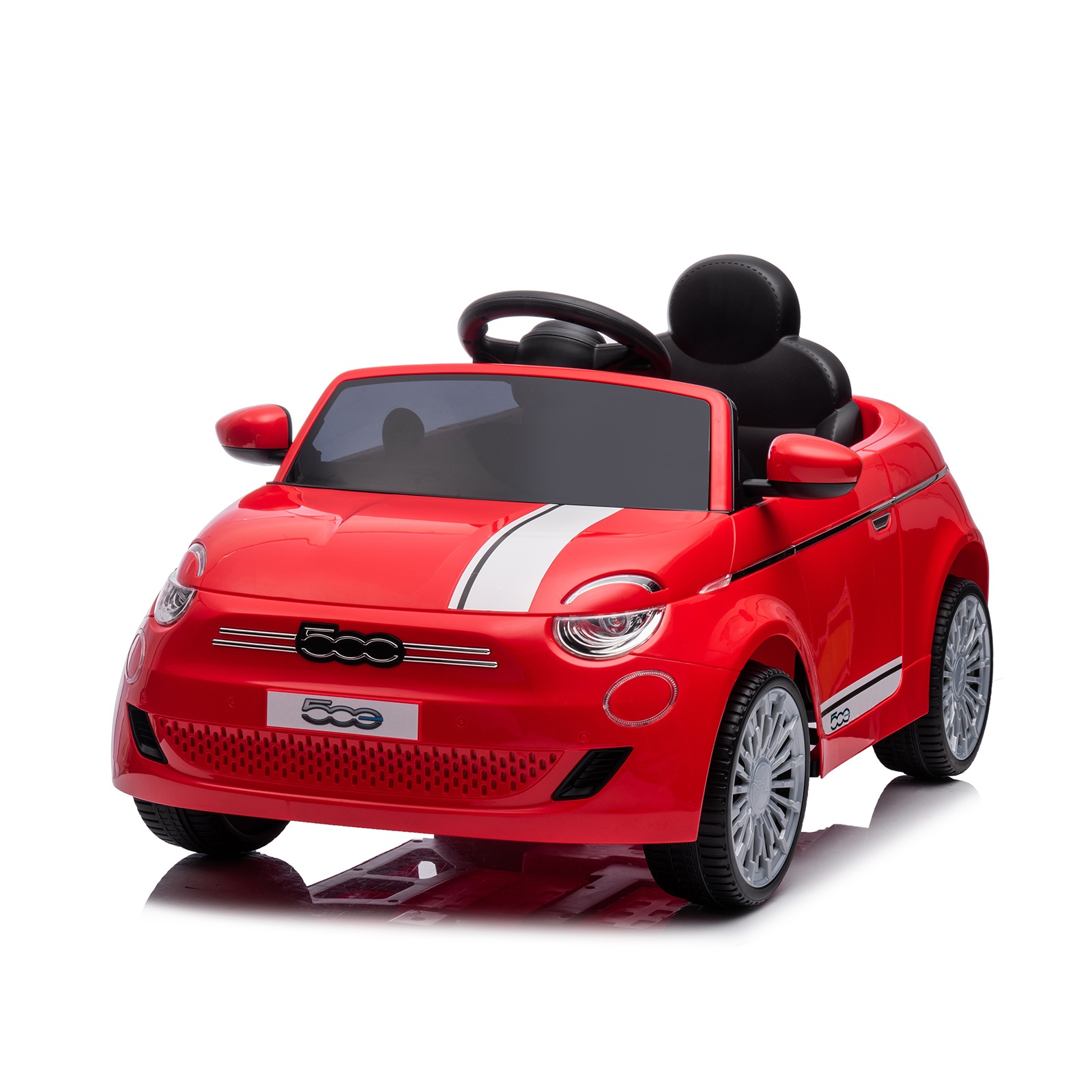 Електрическа кола Chipolino Fiat 500, червена