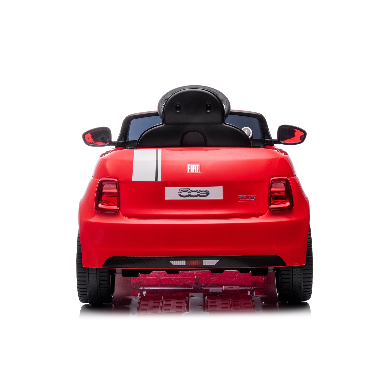 Електрическа кола Chipolino Fiat 500, червена