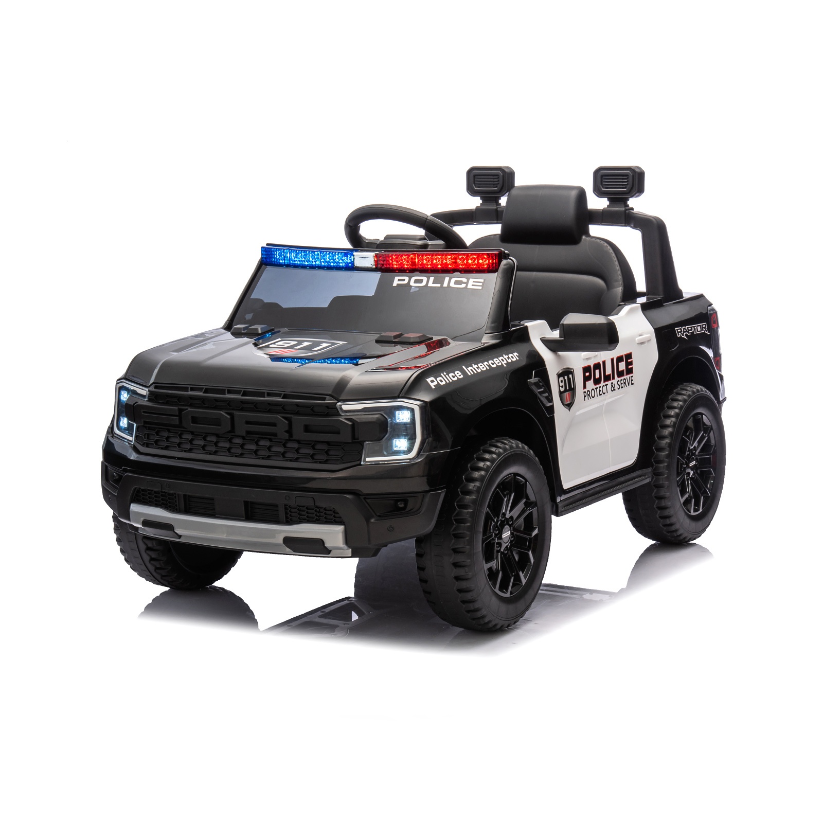 Електрическа полицейска кола Chipolino Ford