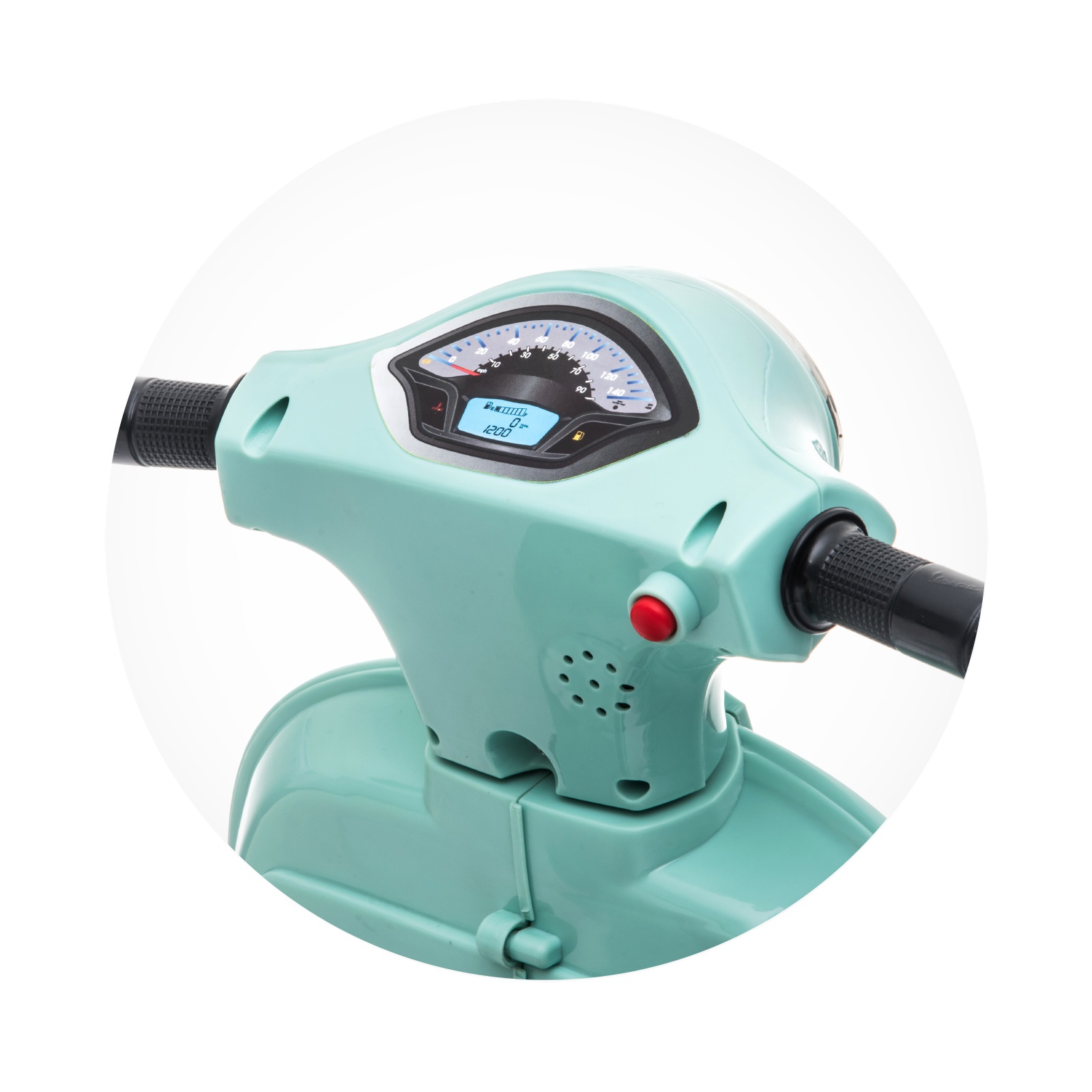Детски електрически мотор Chipolino Mini Vespa, зелен