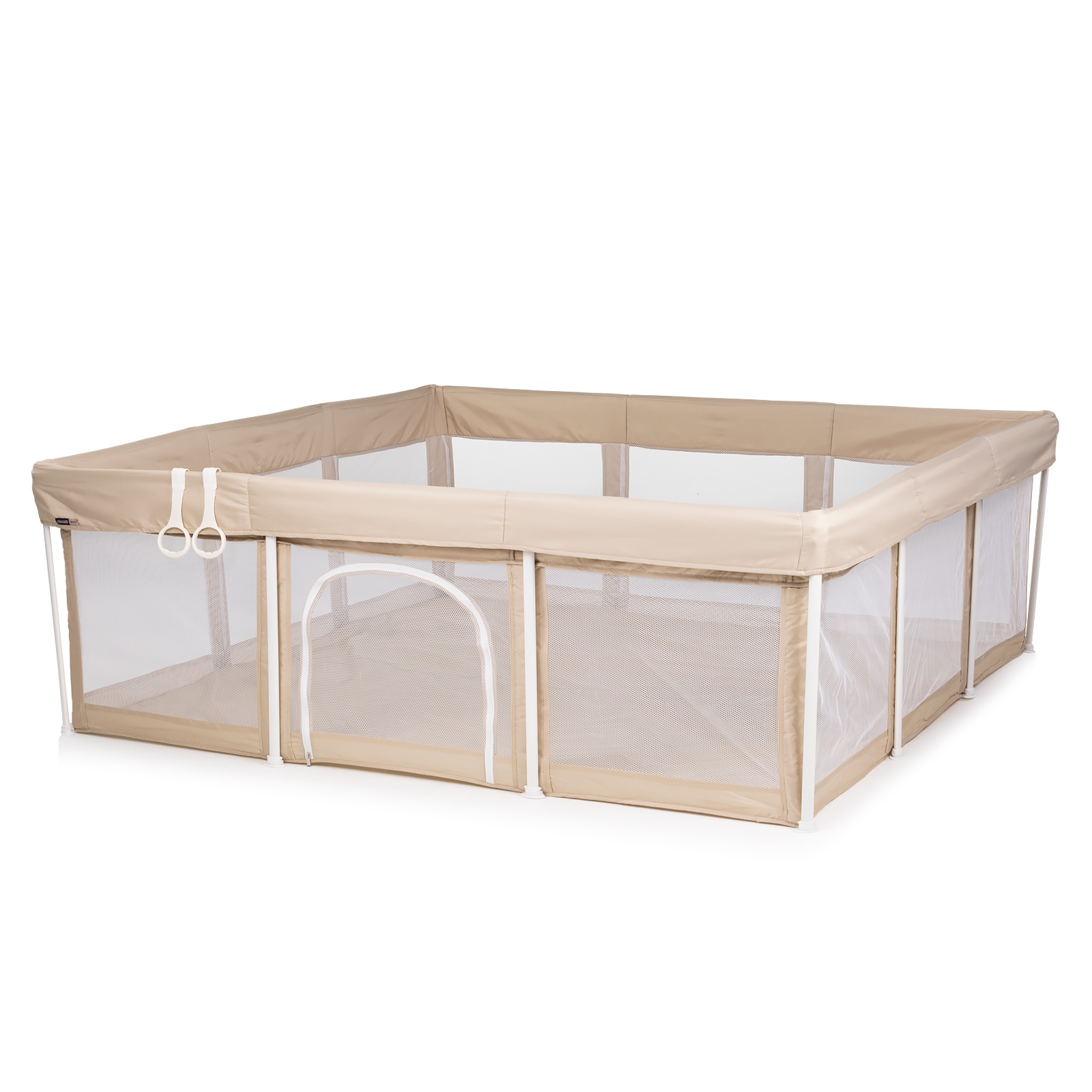 Сгъваема кошара за игра Chipolino Easy 180×180 см, бежова