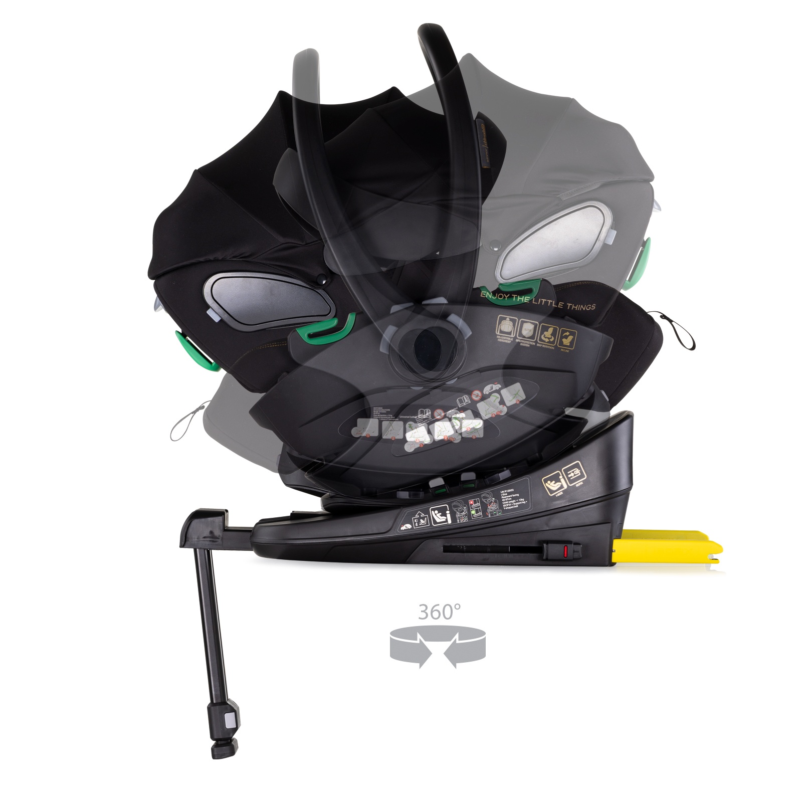 Въртяща се ISOFIX основа Chipolino за столче за кола Winner — снимка 8