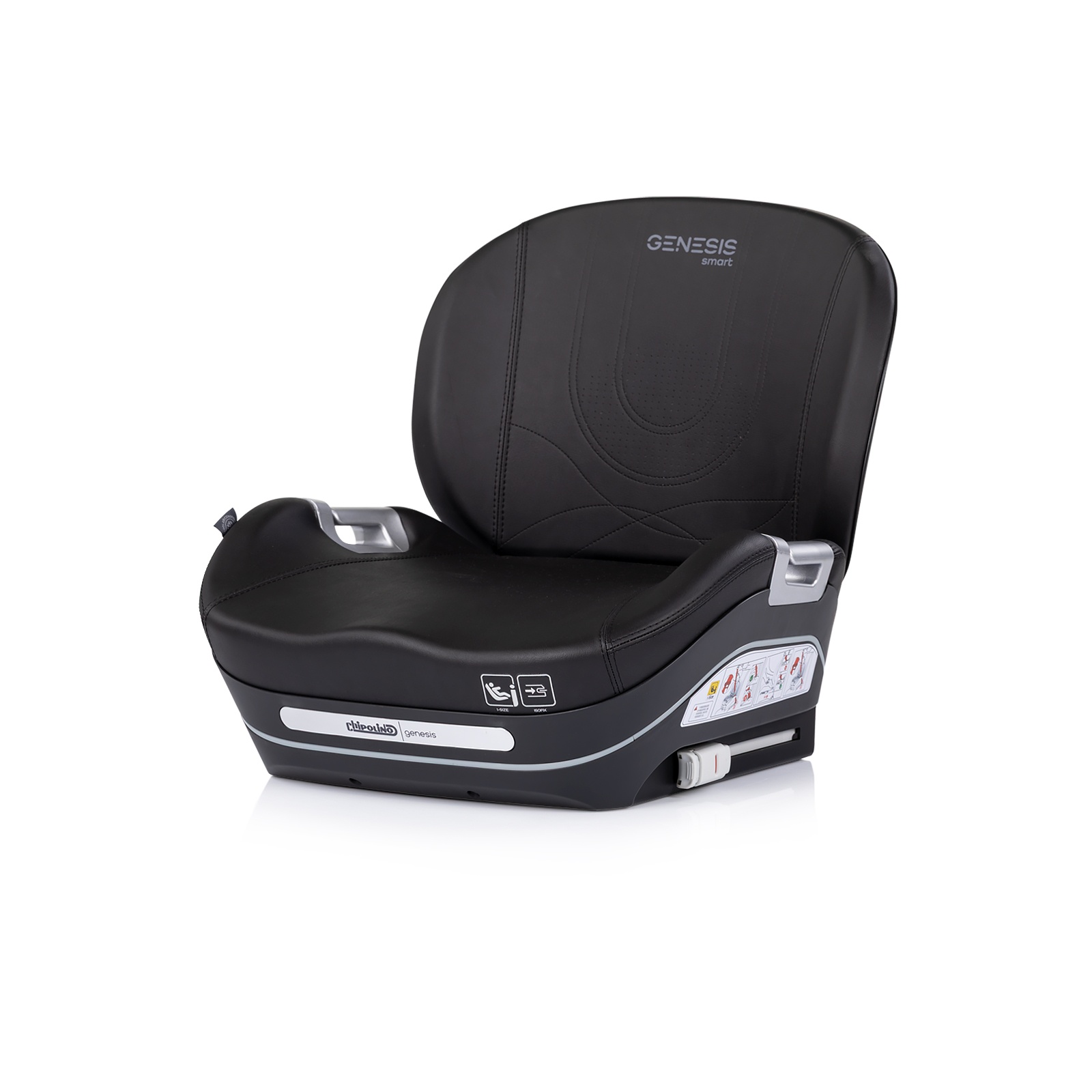 Столче за кола Chipolino Genesis Smart i-Size 125–150 см, черно