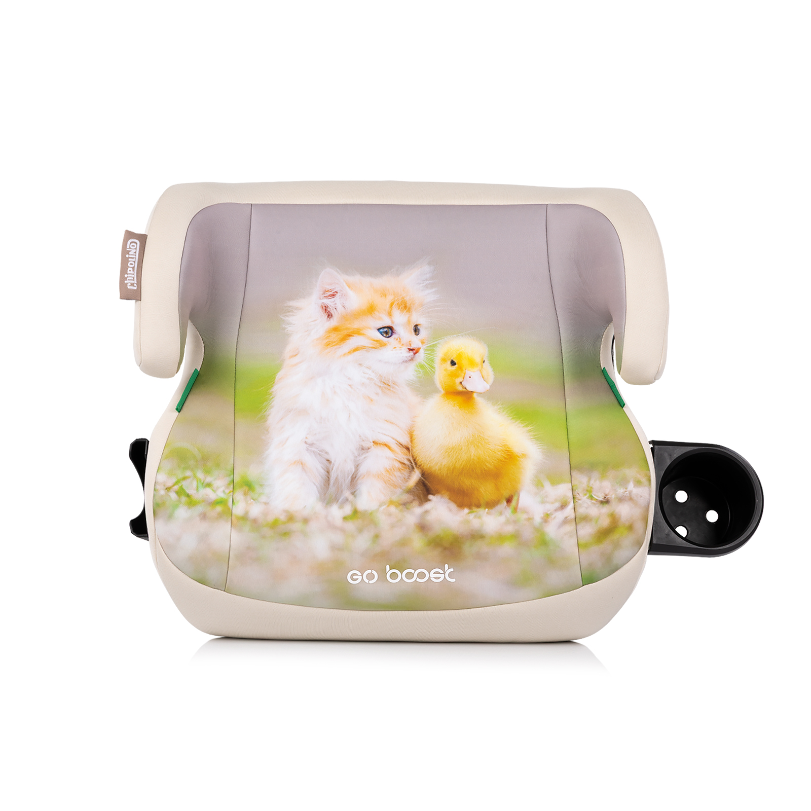 Бустер за кола Chipolino Go Boost i-Size 125–150 см, коте и патенце