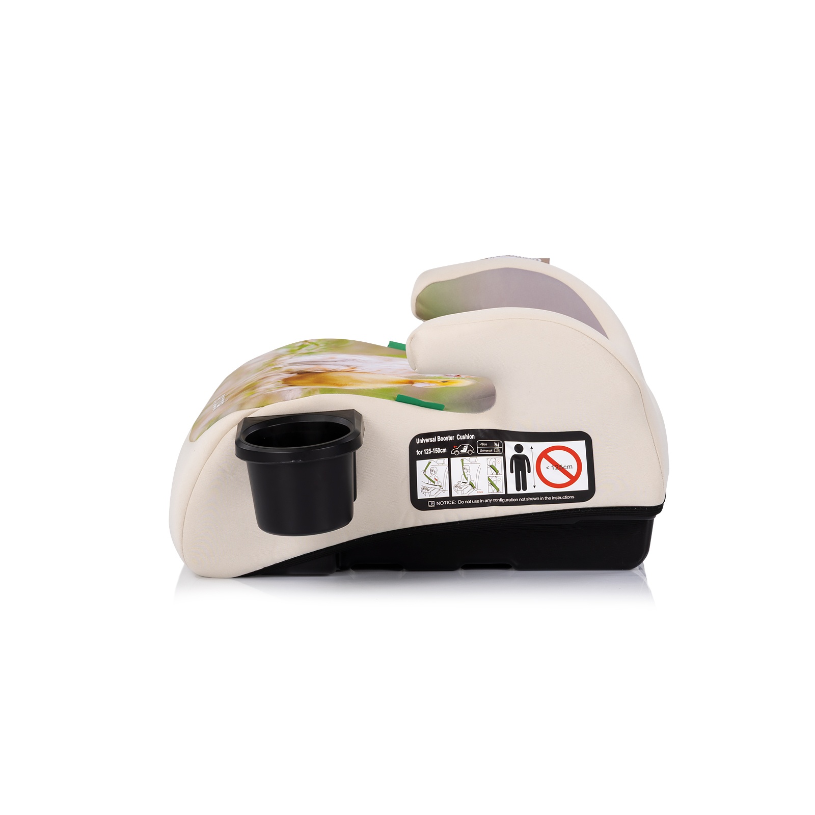 Бустер за кола Chipolino Go Boost i-Size 125–150 см, коте и патенце — снимка 3