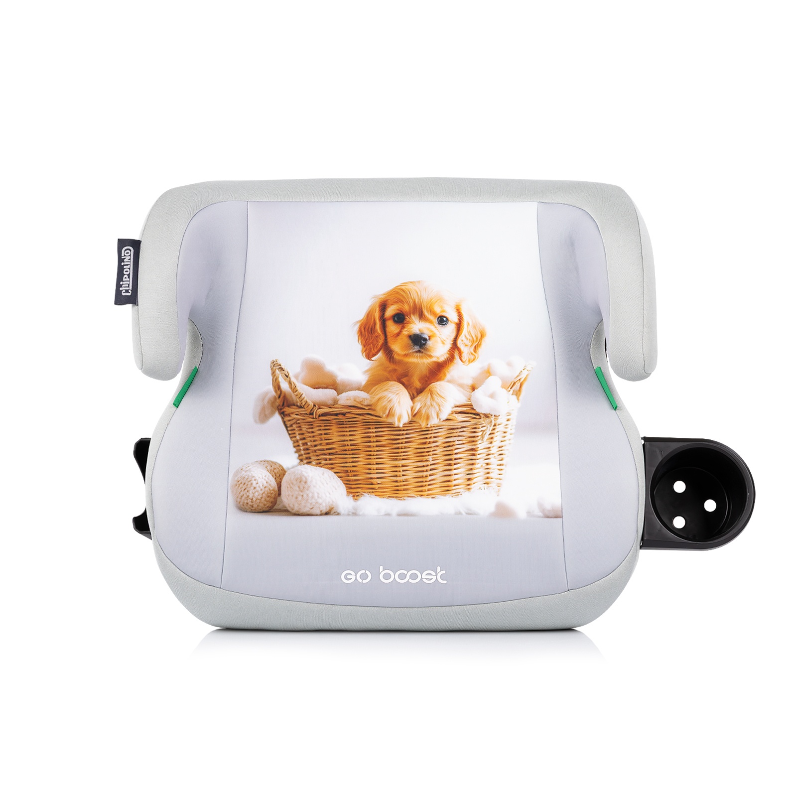 Бустер за кола Chipolino Go Boost i-Size 125–150 см, кученце