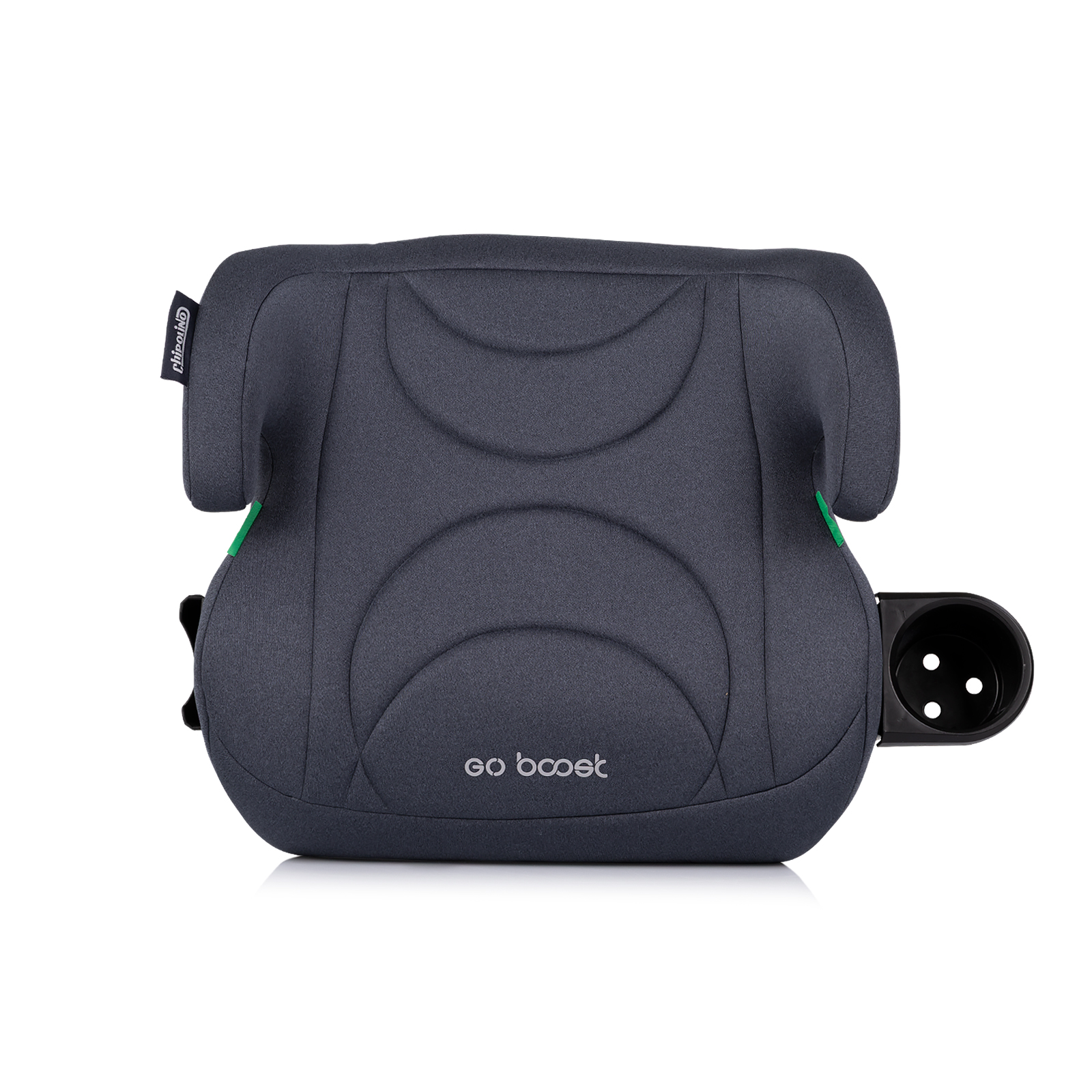 Бустер за кола Chipolino Go Boost i-Size 125–150 см, тъмносиво