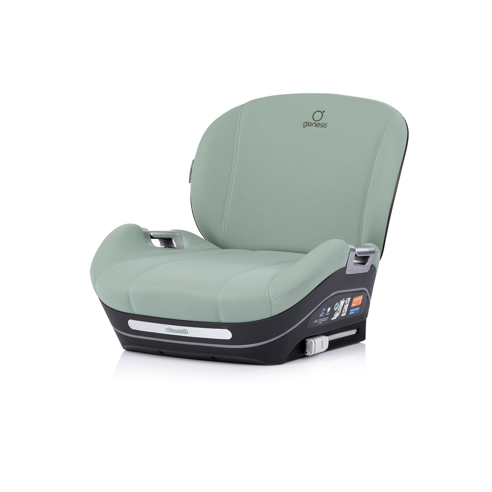 Столче за кола Chipolino Genesis i-Size 125–150 см, матча