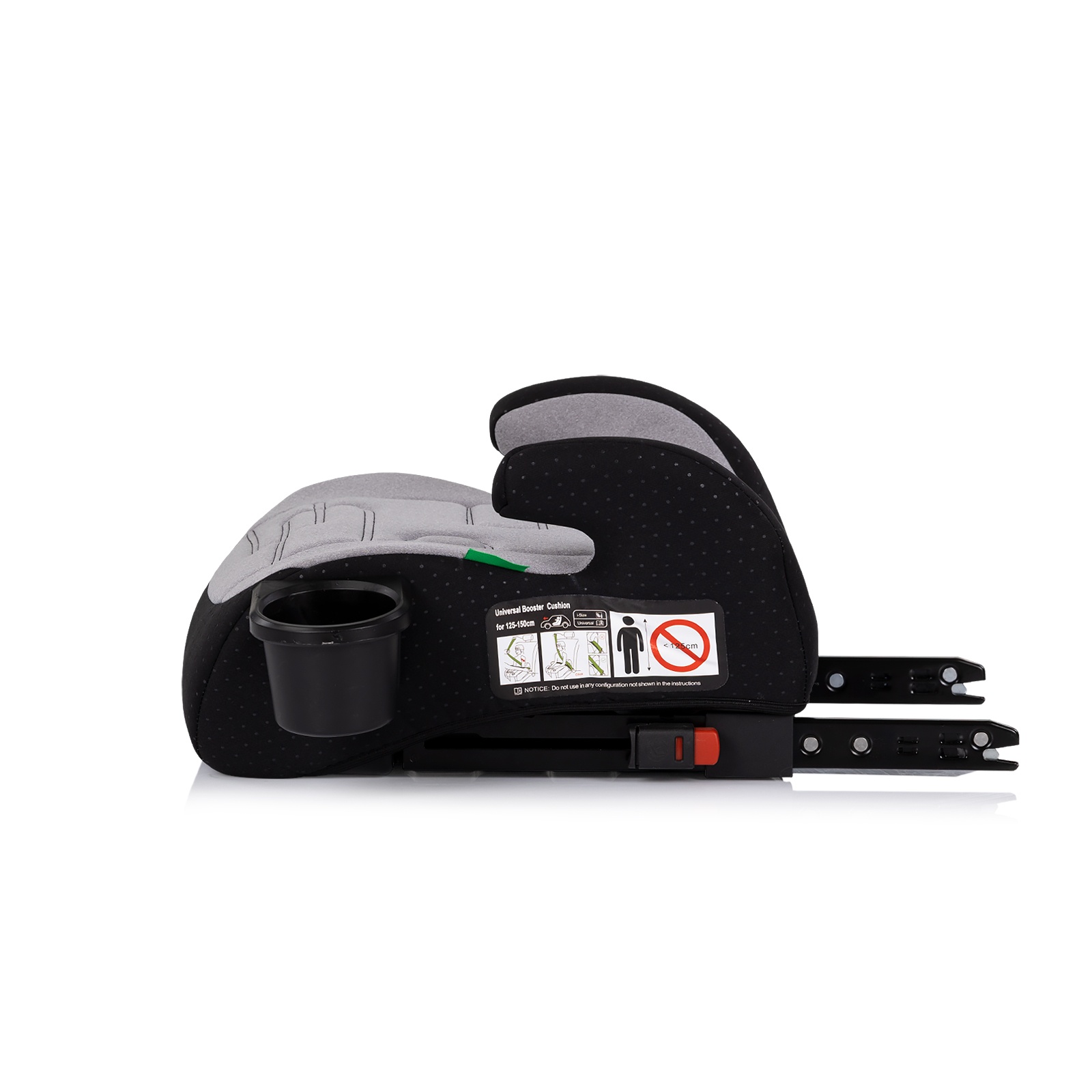 Бустер за кола Chipolino Go Boost ISO i-Size 125–150 см, платина — снимка 4