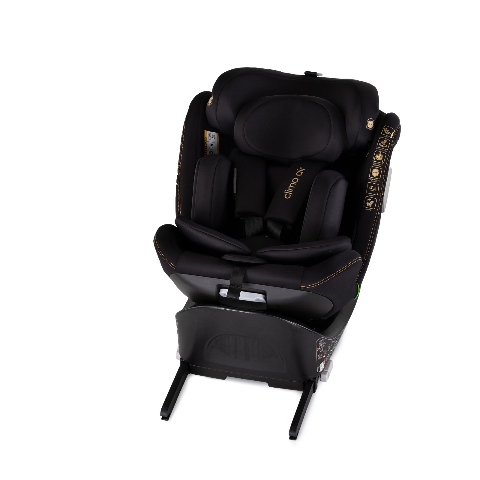 Столче за кола Chipolino Clima Air i-Size 40–150 см, къпина — снимка 11