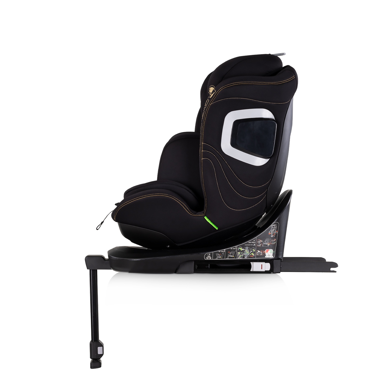 Столче за кола Chipolino Clima Air i-Size 40–150 см, къпина — снимка 5