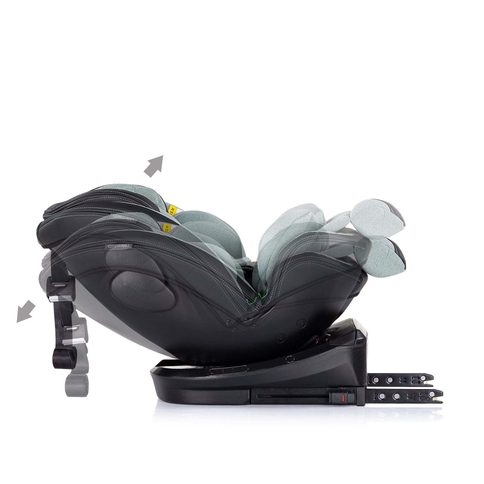 Столче за кола Chipolino Hypnotic i-Size 40–150 см, босилек — снимка 10