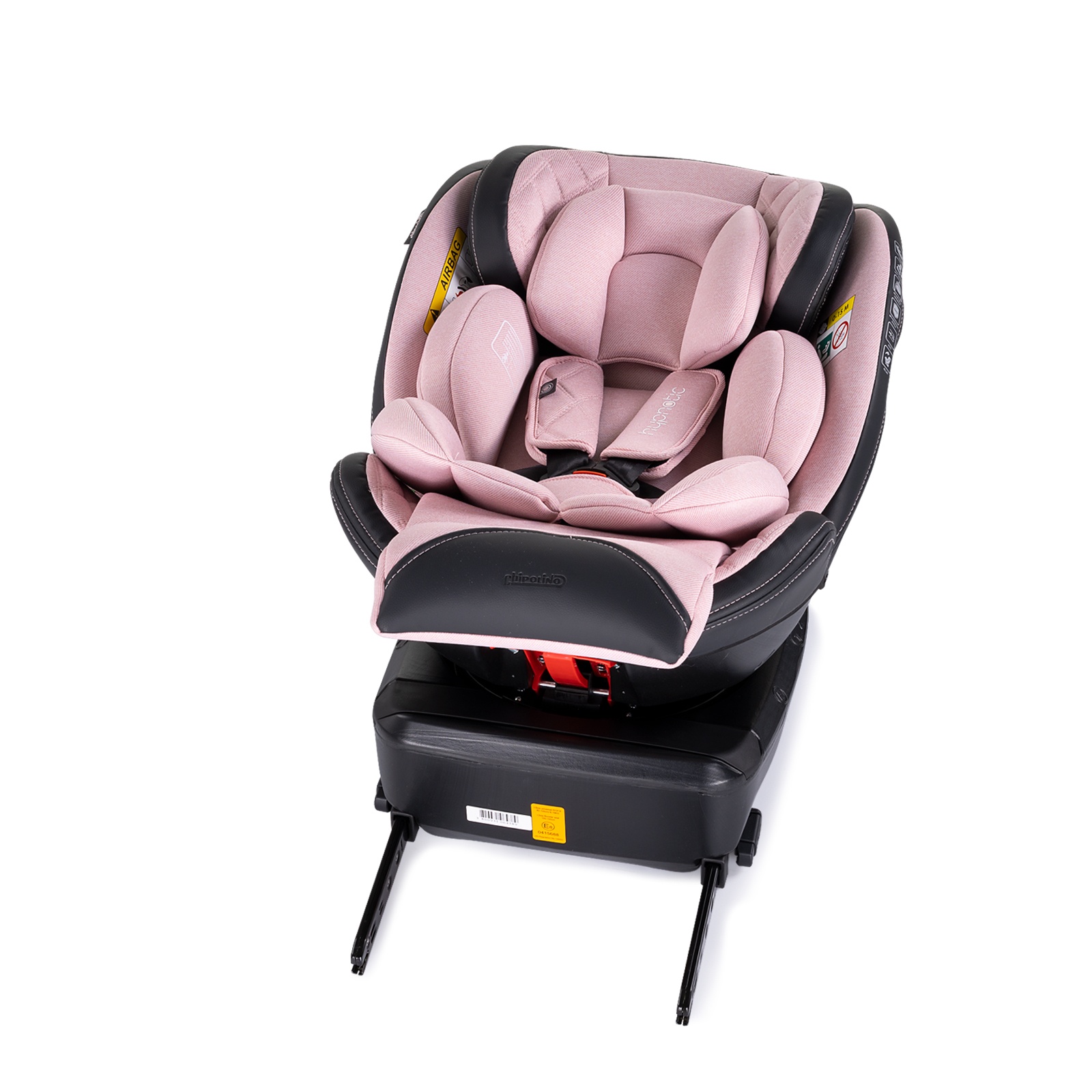 Столче за кола Chipolino Hypnotic i-Size 40–150 см, розов маршмелоу — снимка 11