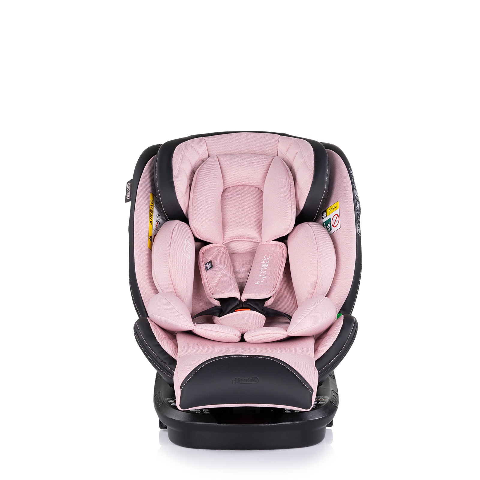 Столче за кола Chipolino Hypnotic i-Size 40–150 см, розов маршмелоу — снимка 3