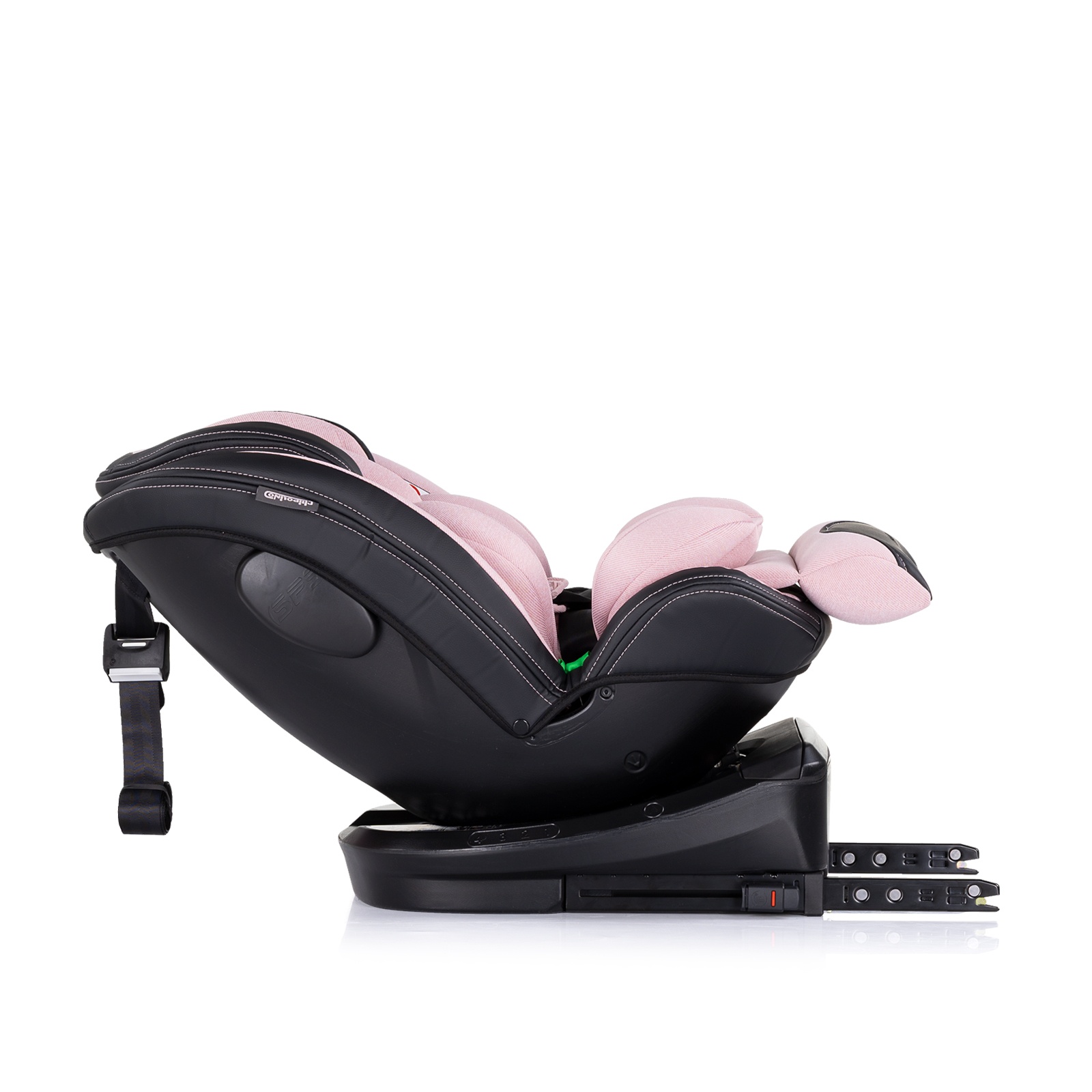 Столче за кола Chipolino Hypnotic i-Size 40–150 см, розов маршмелоу — снимка 9