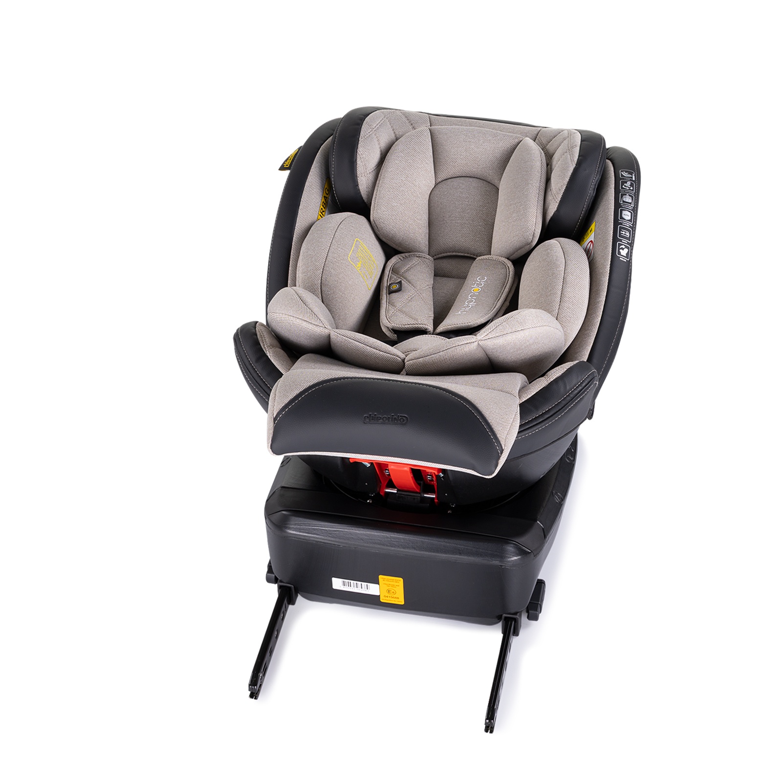 Столче за кола Chipolino Hypnotic i-Size 40–150 см, тирамису — снимка 11