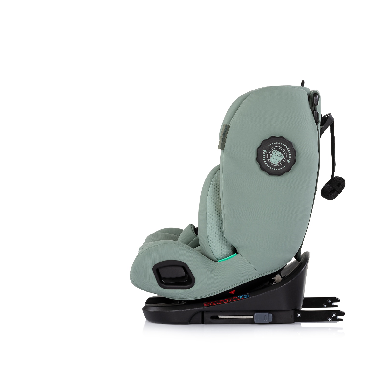 Столче за кола Chipolino Techno iGrow i-Size 40–150 см, матча — снимка 6