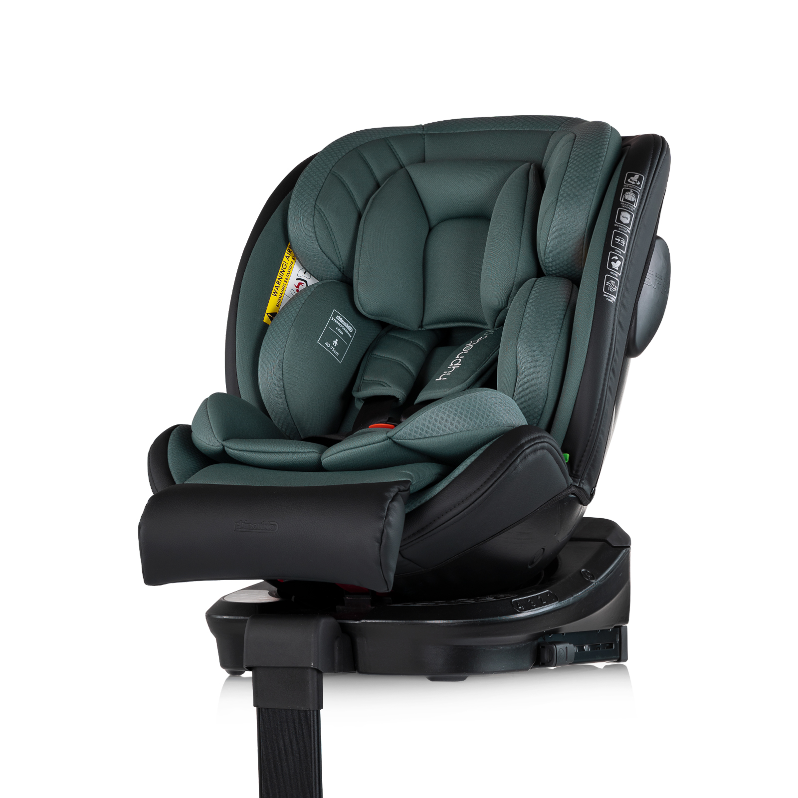 Столче за кола Chipolino Hypnotic Plus i-Size 40–150 см, зелено