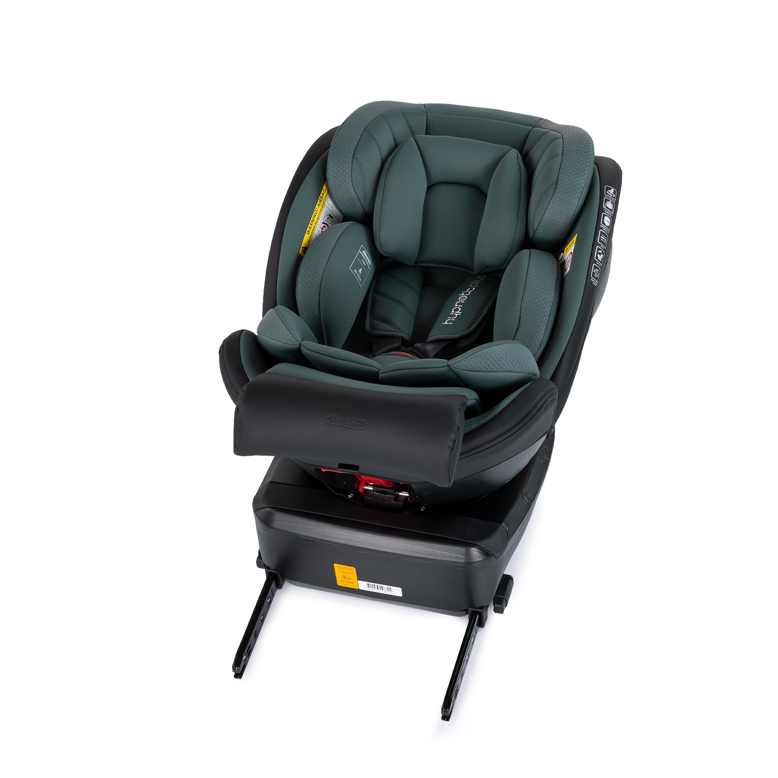 Столче за кола Chipolino Hypnotic Plus i-Size 40–150 см, зелено — снимка 12