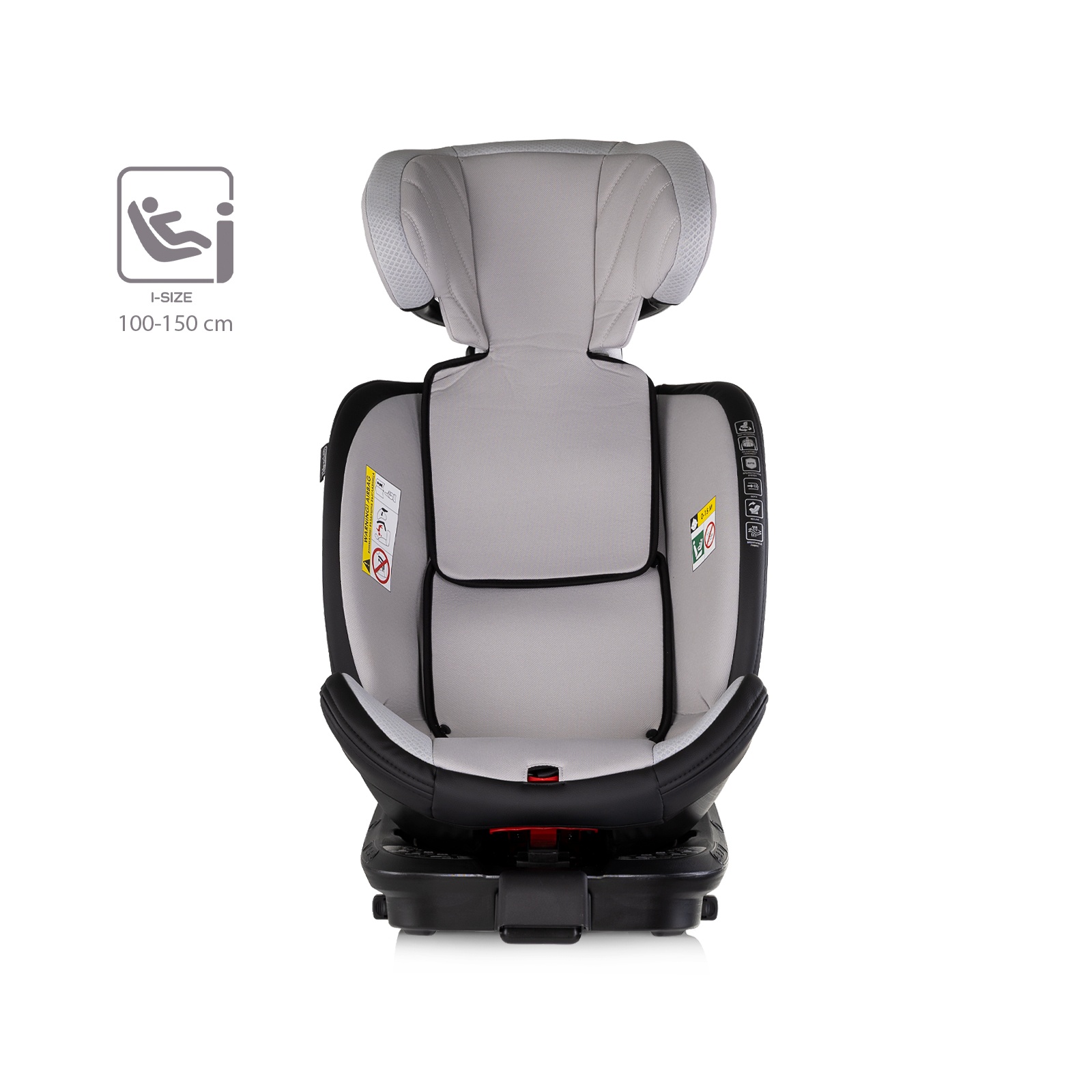 Столче за кола Chipolino Hypnotic Plus i-Size 40–150 см, платина — снимка 11