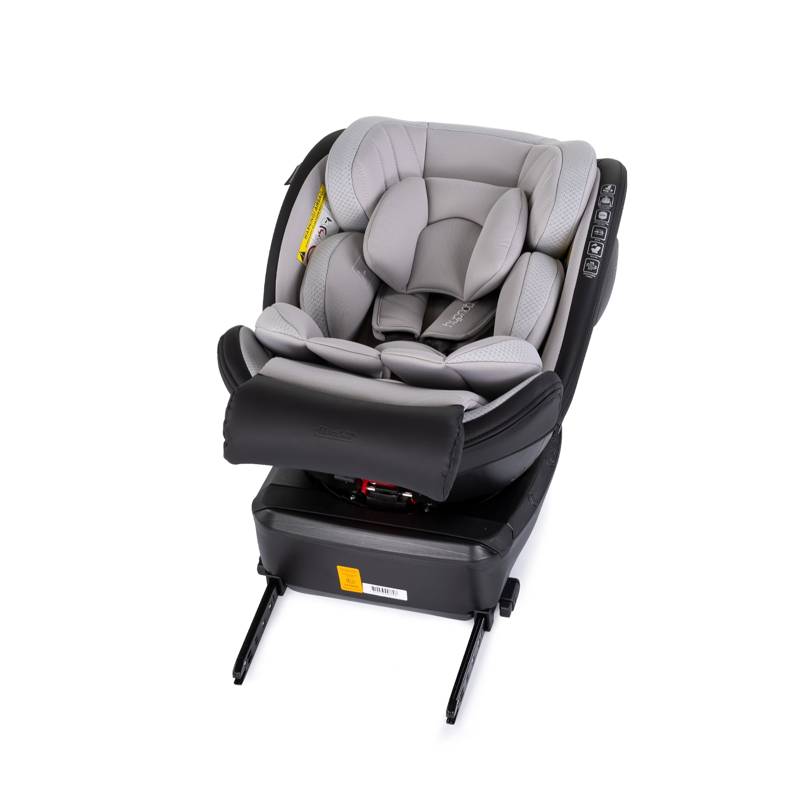 Столче за кола Chipolino Hypnotic Plus i-Size 40–150 см, платина — снимка 12