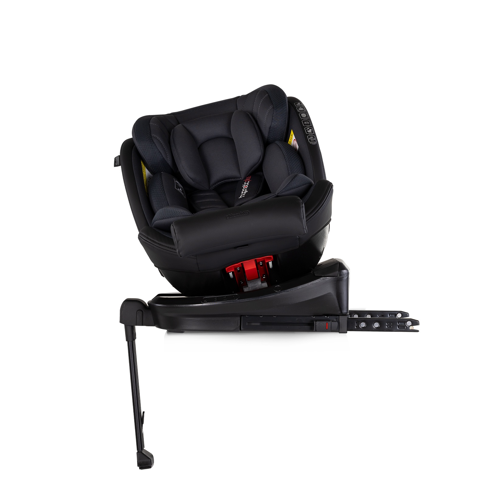 Столче за кола Chipolino Hypnotic Plus i-Size 40–150 см, тъмносиво — снимка 7