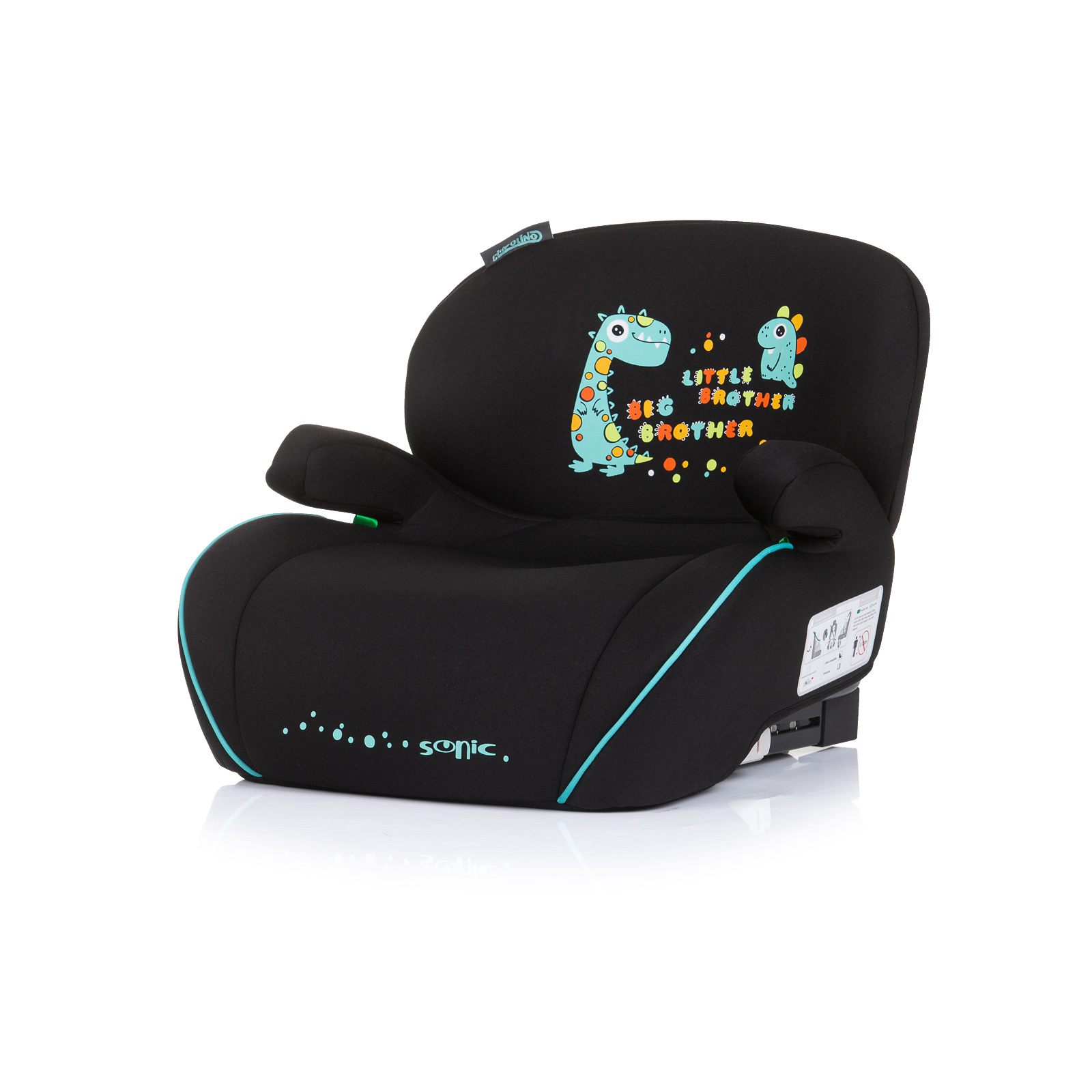 Столче за кола Chipolino Sonic i-Size 125–150 см, дино