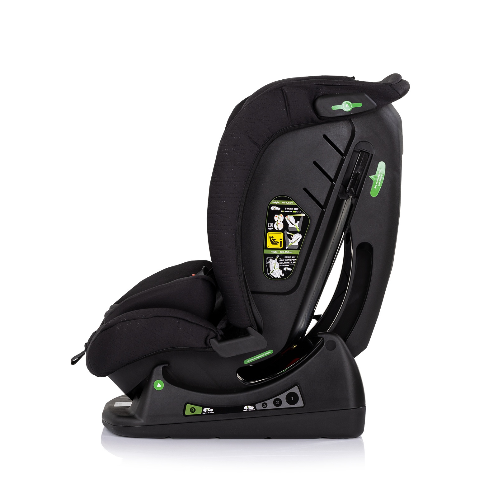 Столче за кола Chipolino Aviato i-Size 40–150 см, къпина