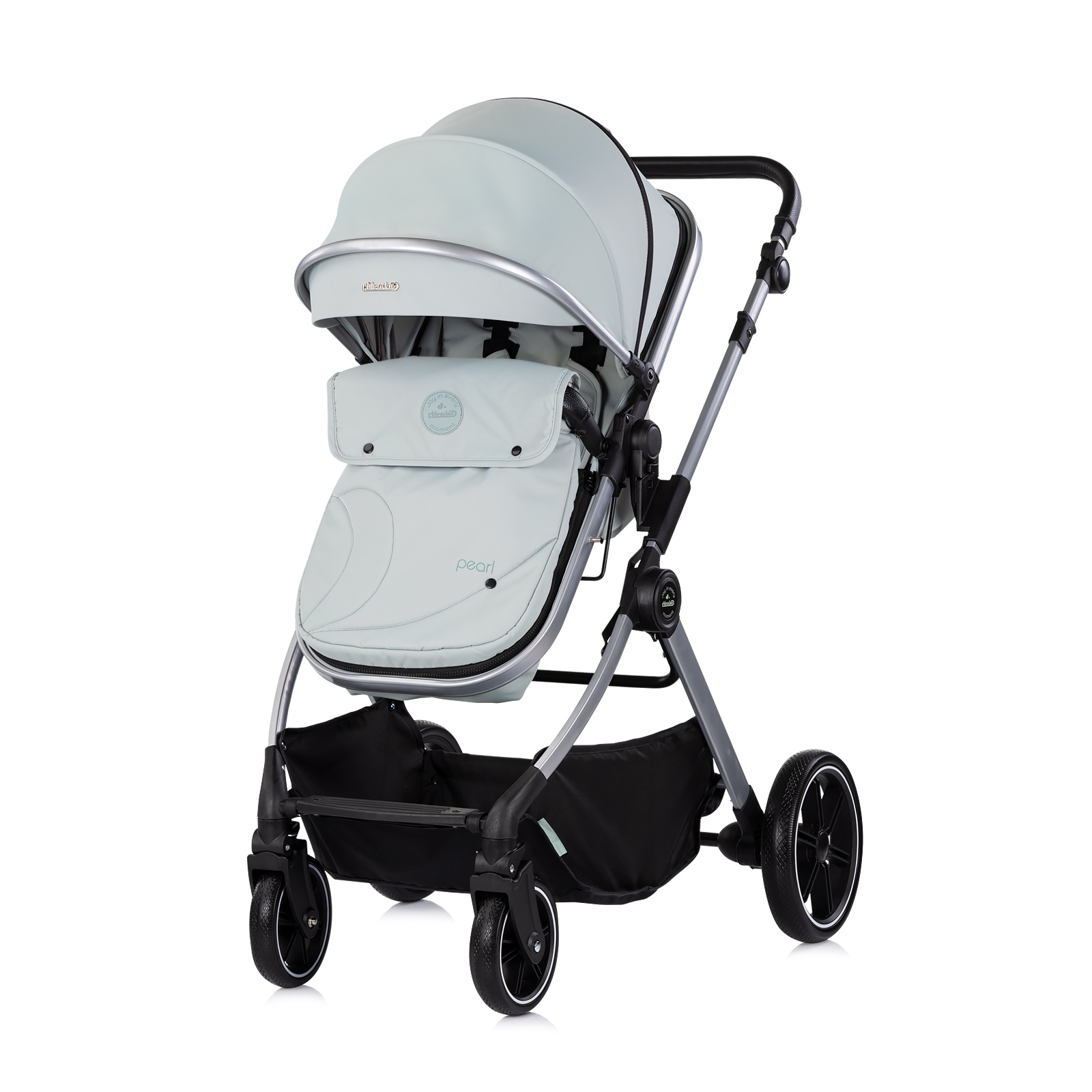 Детска количка 2 в 1 Chipolino Pearl до 22 кг, матча