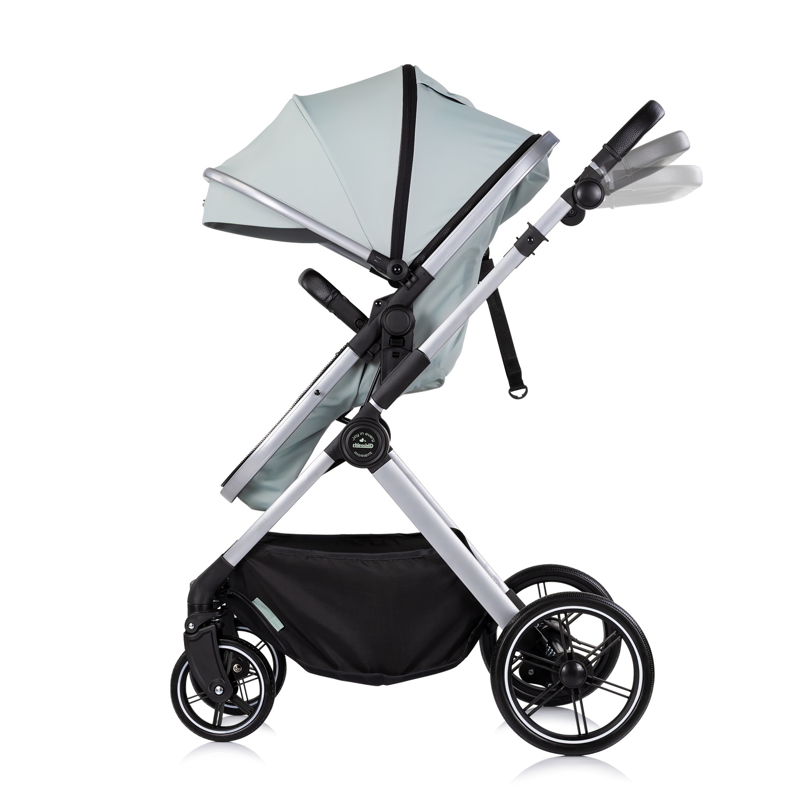 Детска количка 2 в 1 Chipolino Pearl до 22 кг, матча
