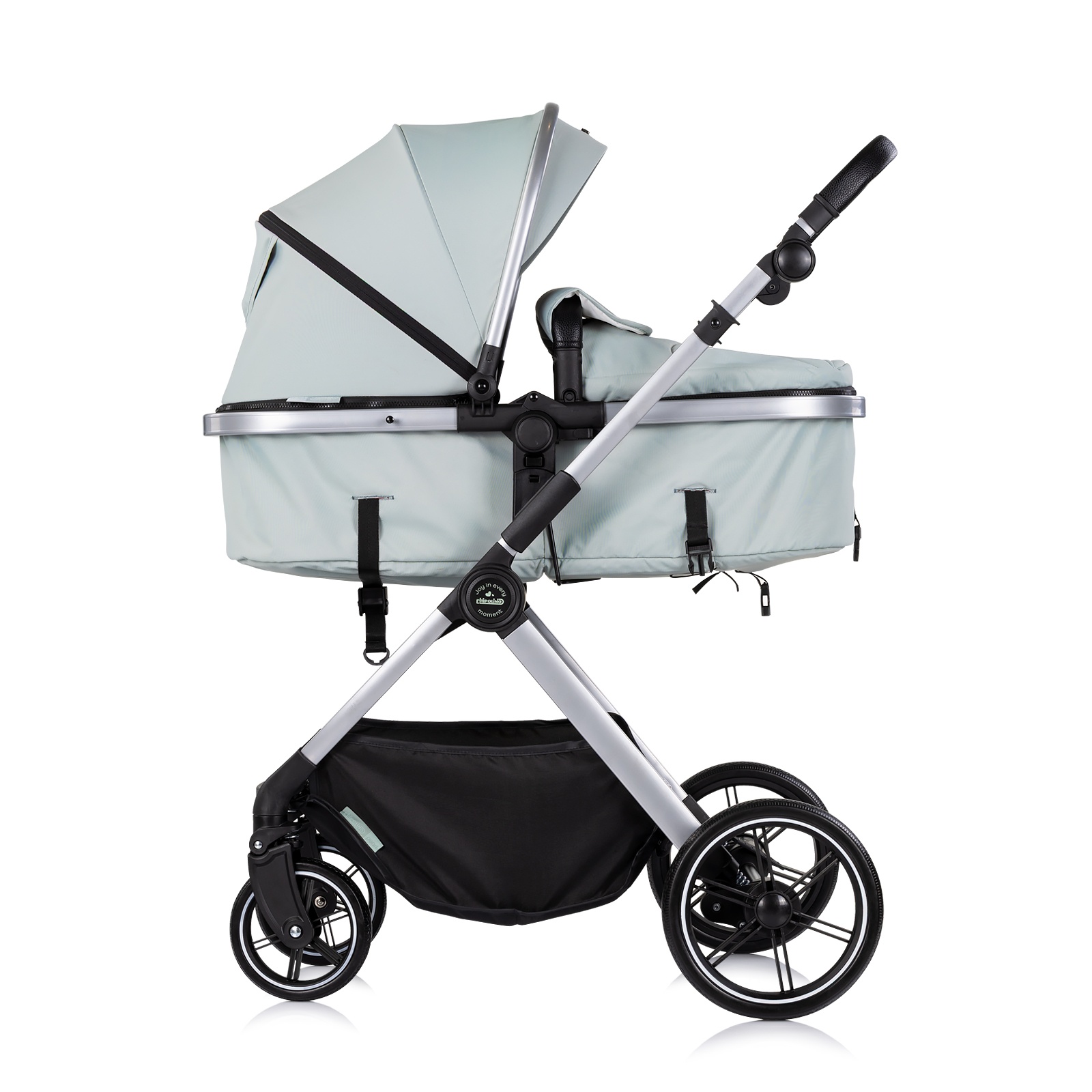 Детска количка 2 в 1 Chipolino Pearl до 22 кг, матча