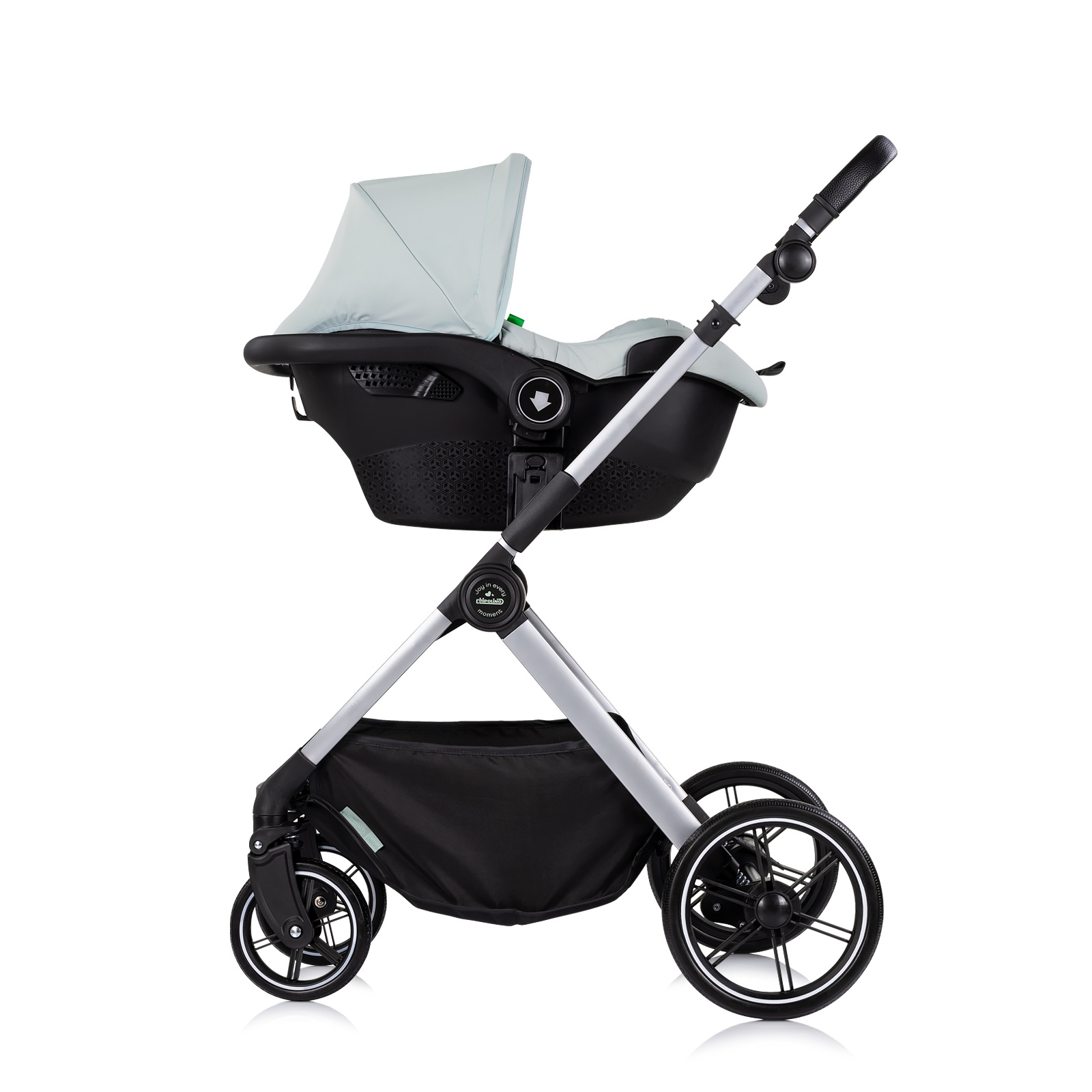 Детска количка 2 в 1 Chipolino Pearl до 22 кг, матча
