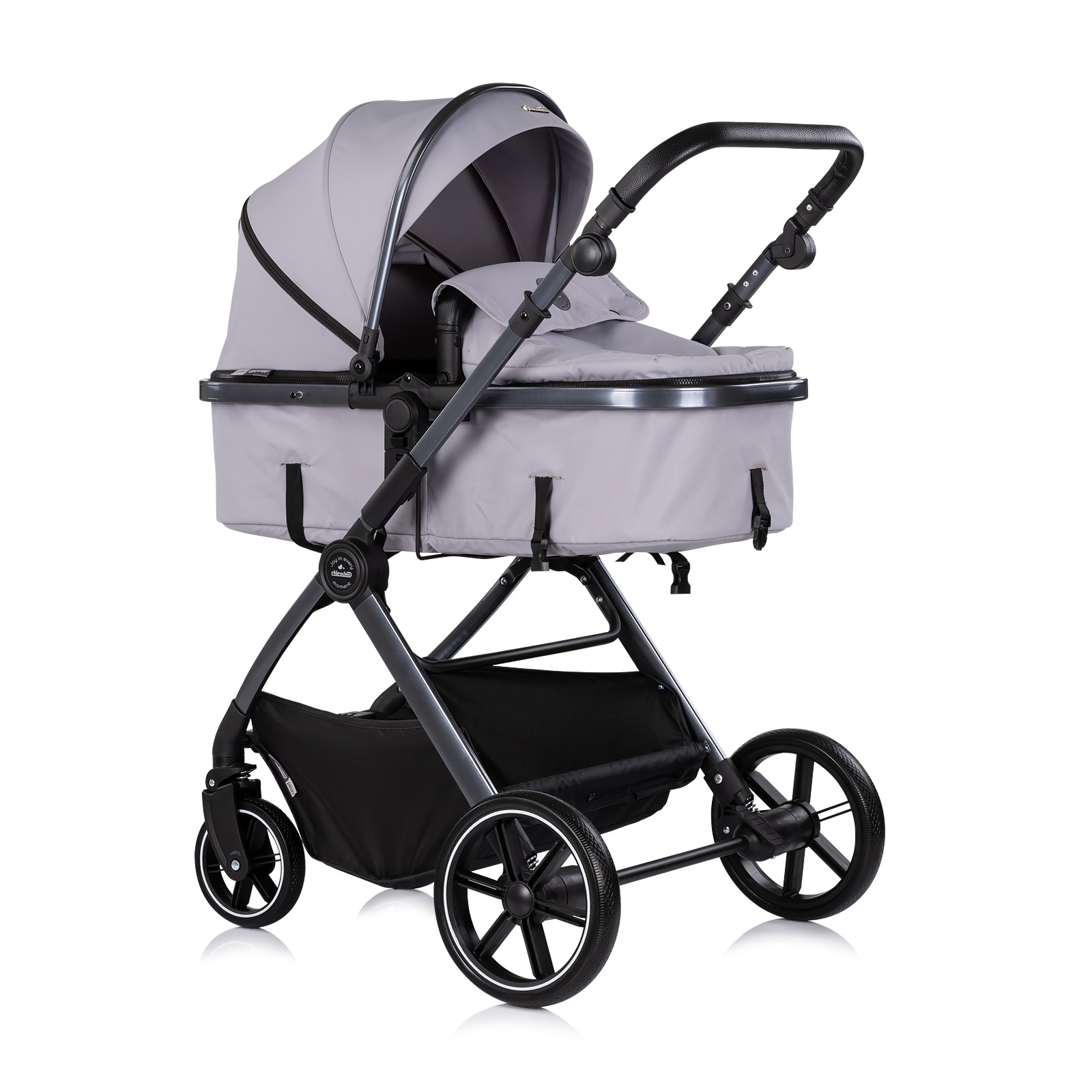 Детска количка 2 в 1 Chipolino Pearl до 22 кг, платина