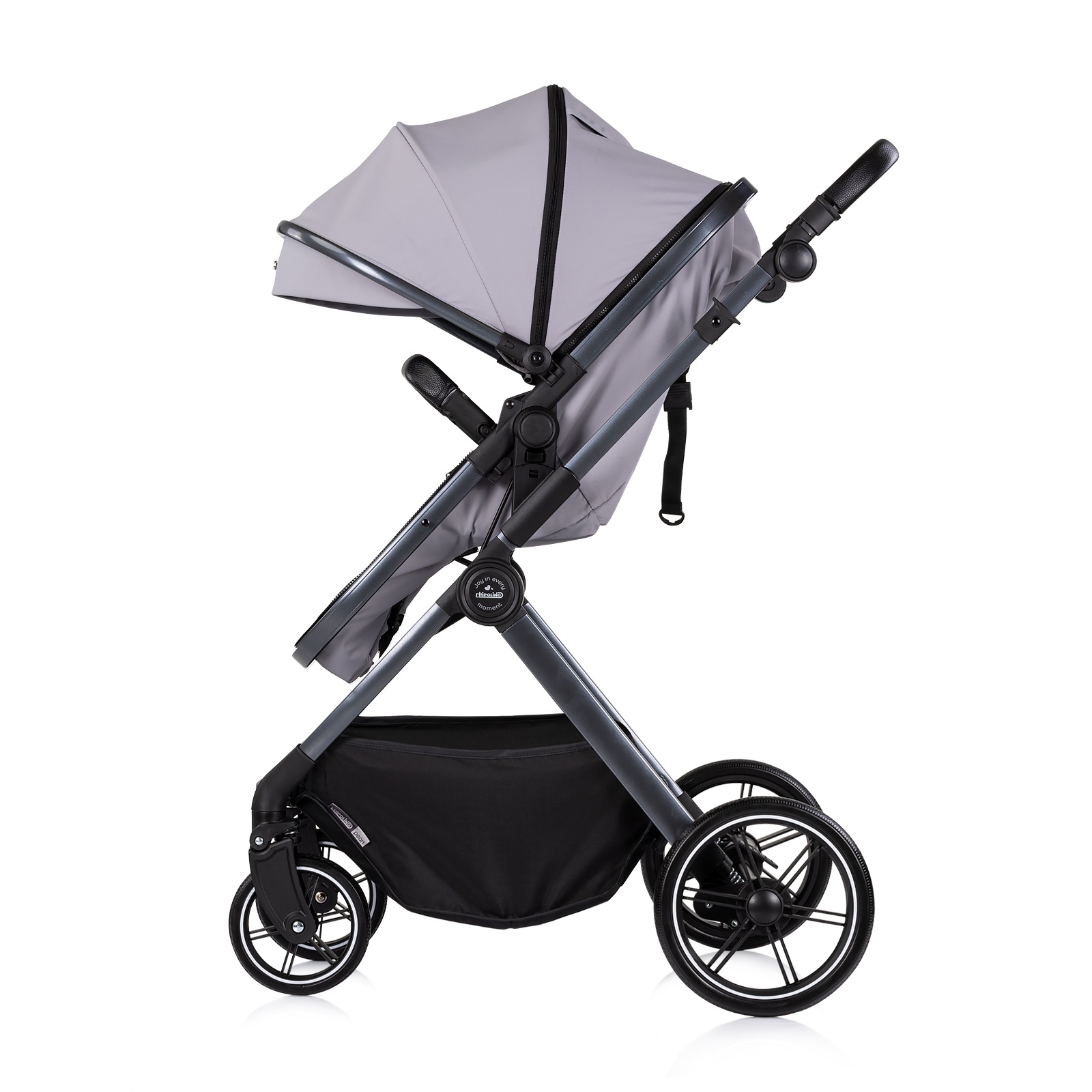 Детска количка 2 в 1 Chipolino Pearl до 22 кг, платина