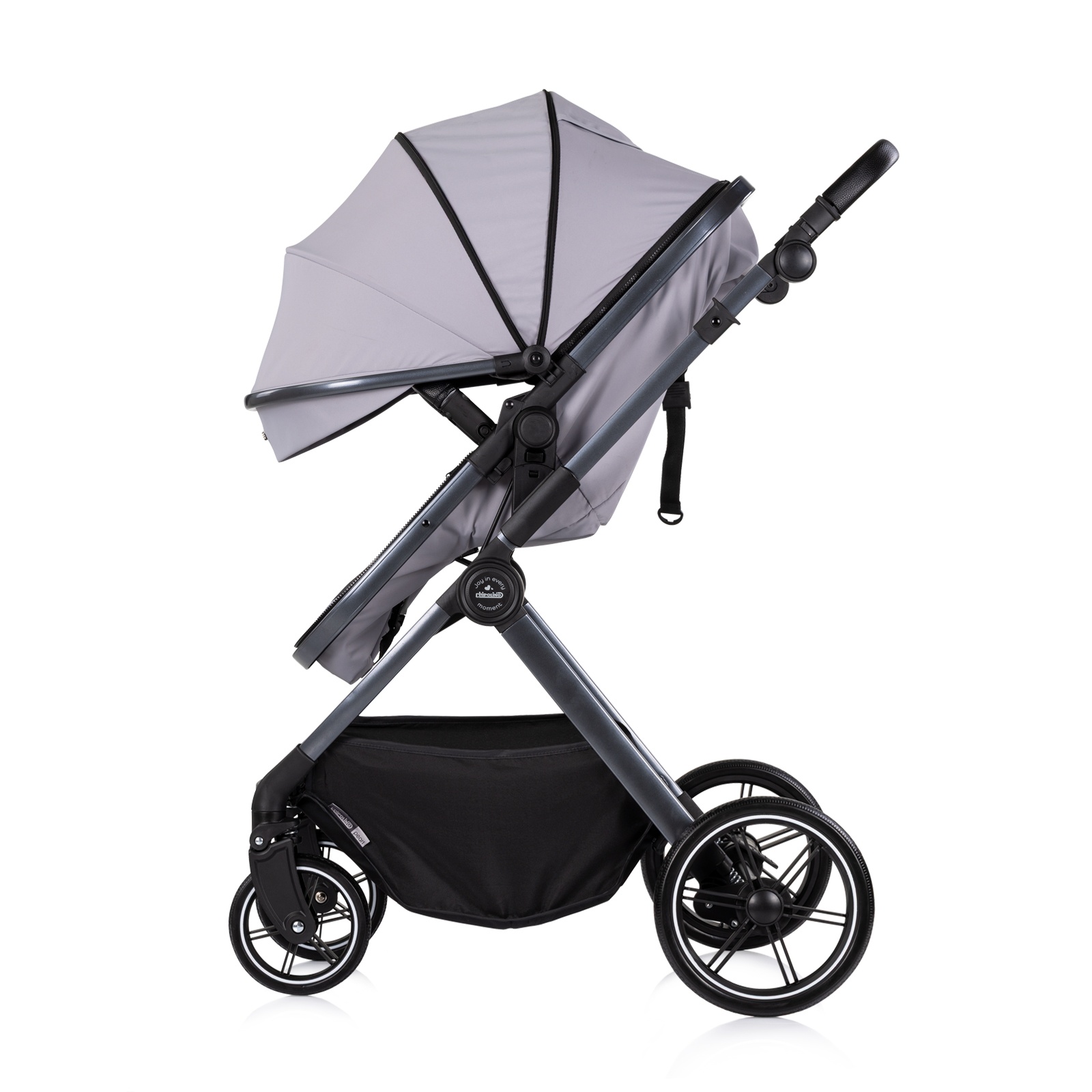 Детска количка 2 в 1 Chipolino Pearl до 22 кг, платина