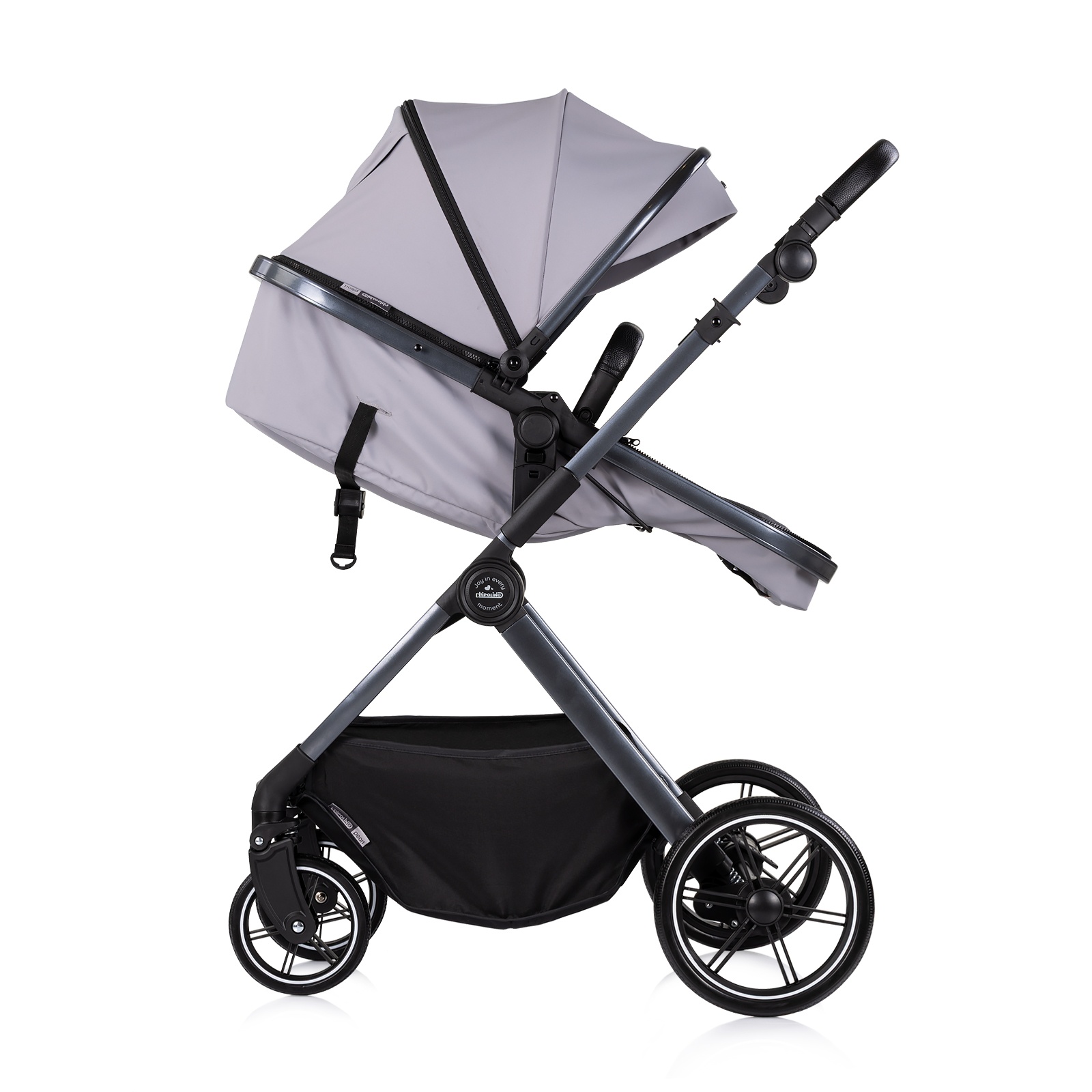 Детска количка 2 в 1 Chipolino Pearl до 22 кг, платина
