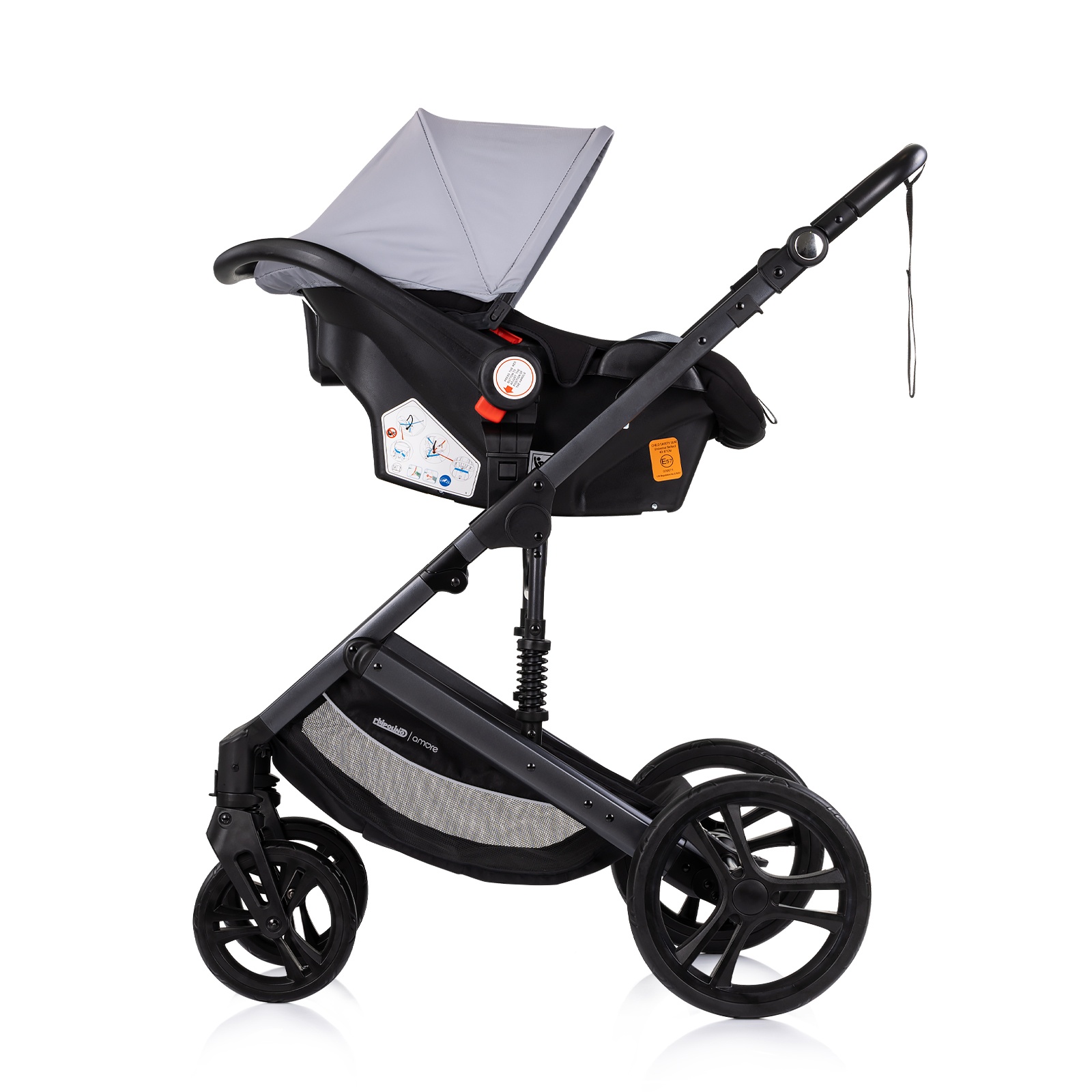 Детска количка Chipolino Amore до 22 кг, платина