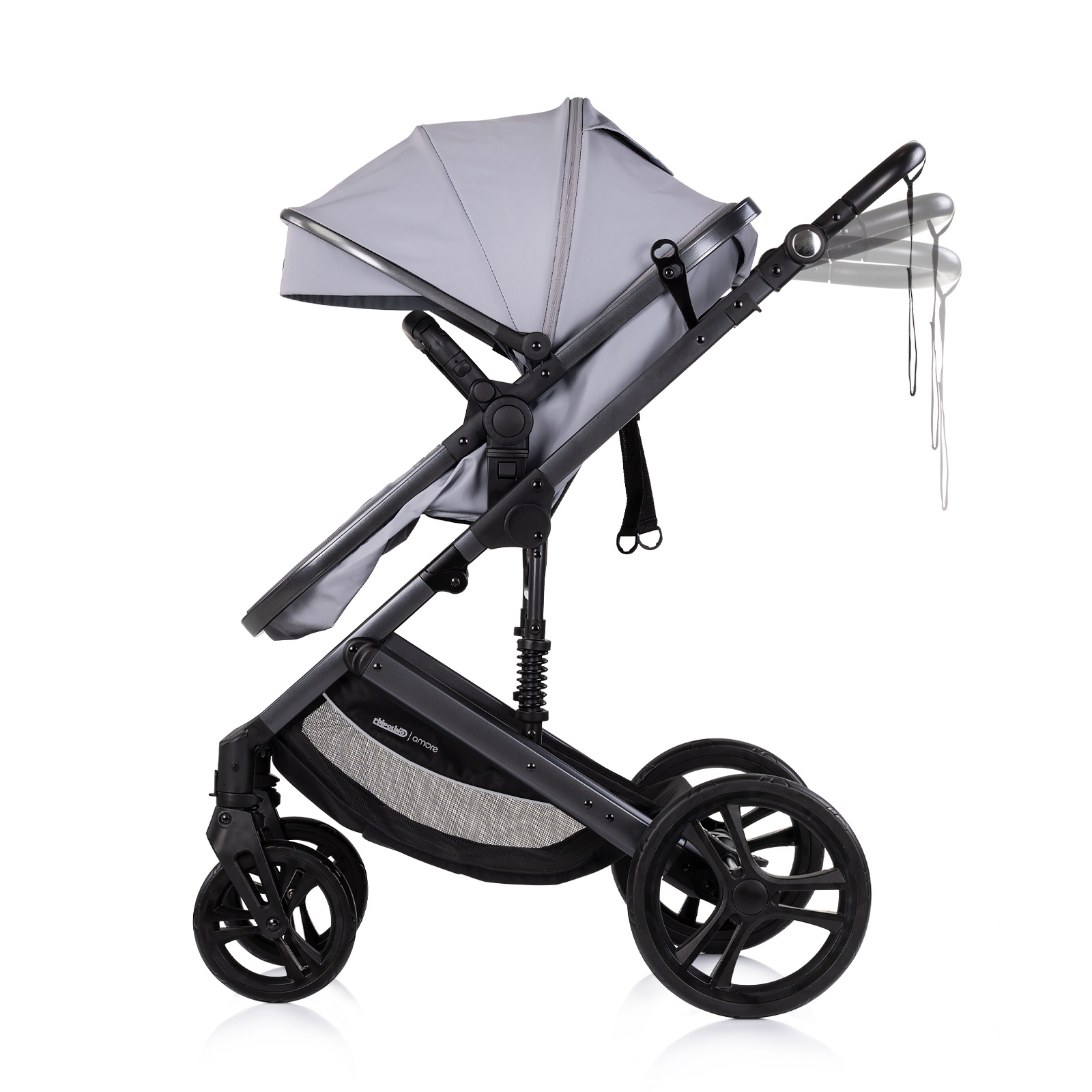 Детска количка Chipolino Amore до 22 кг, платина