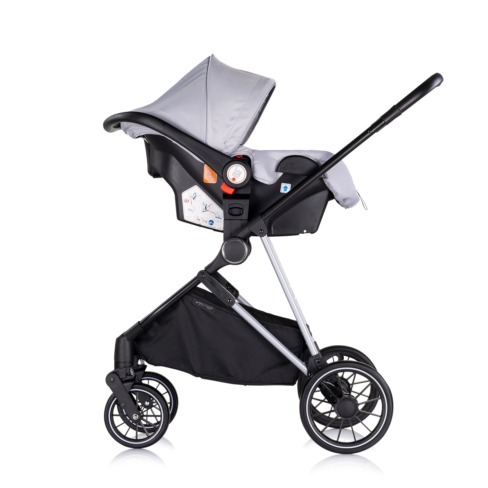 Детска количка Chipolino Aura до 22 кг, облачно сиво