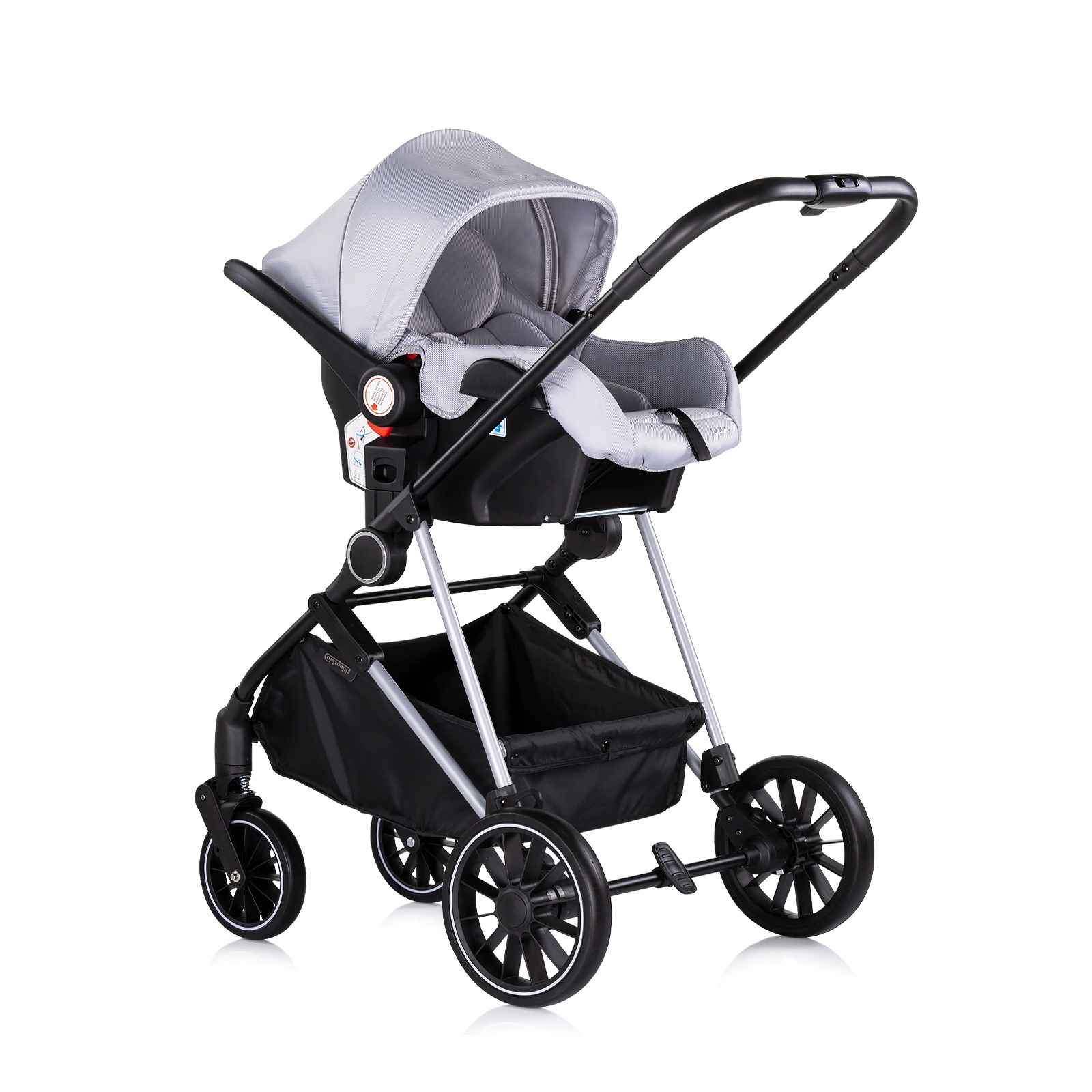 Детска количка Chipolino Aura до 22 кг, облачно сиво