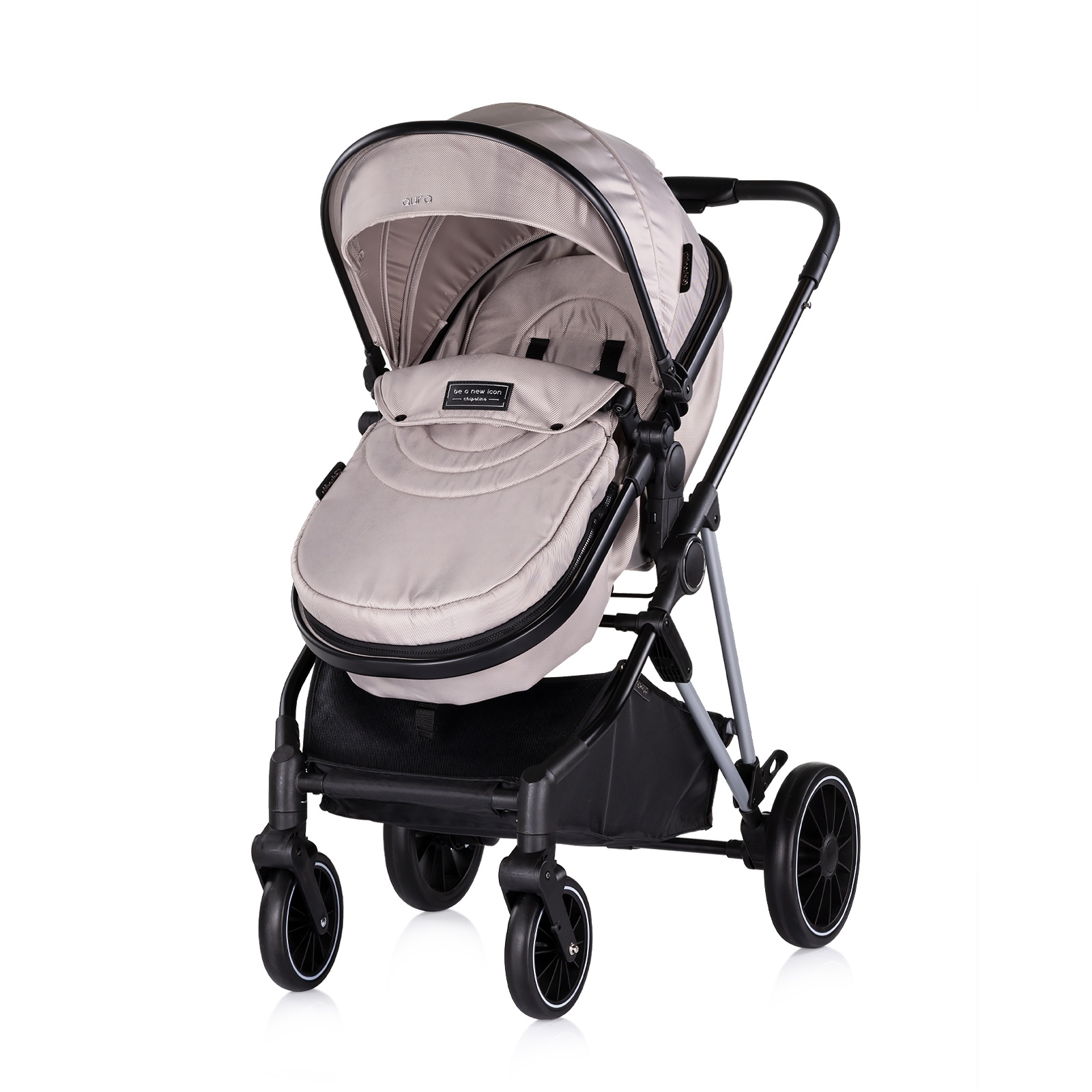 Детска количка Chipolino Aura до 22 кг, тирамису